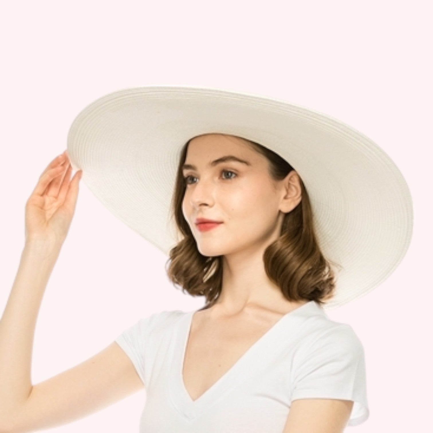 Six-Inch Brim Perfect Straw Hat - 3 COLORS