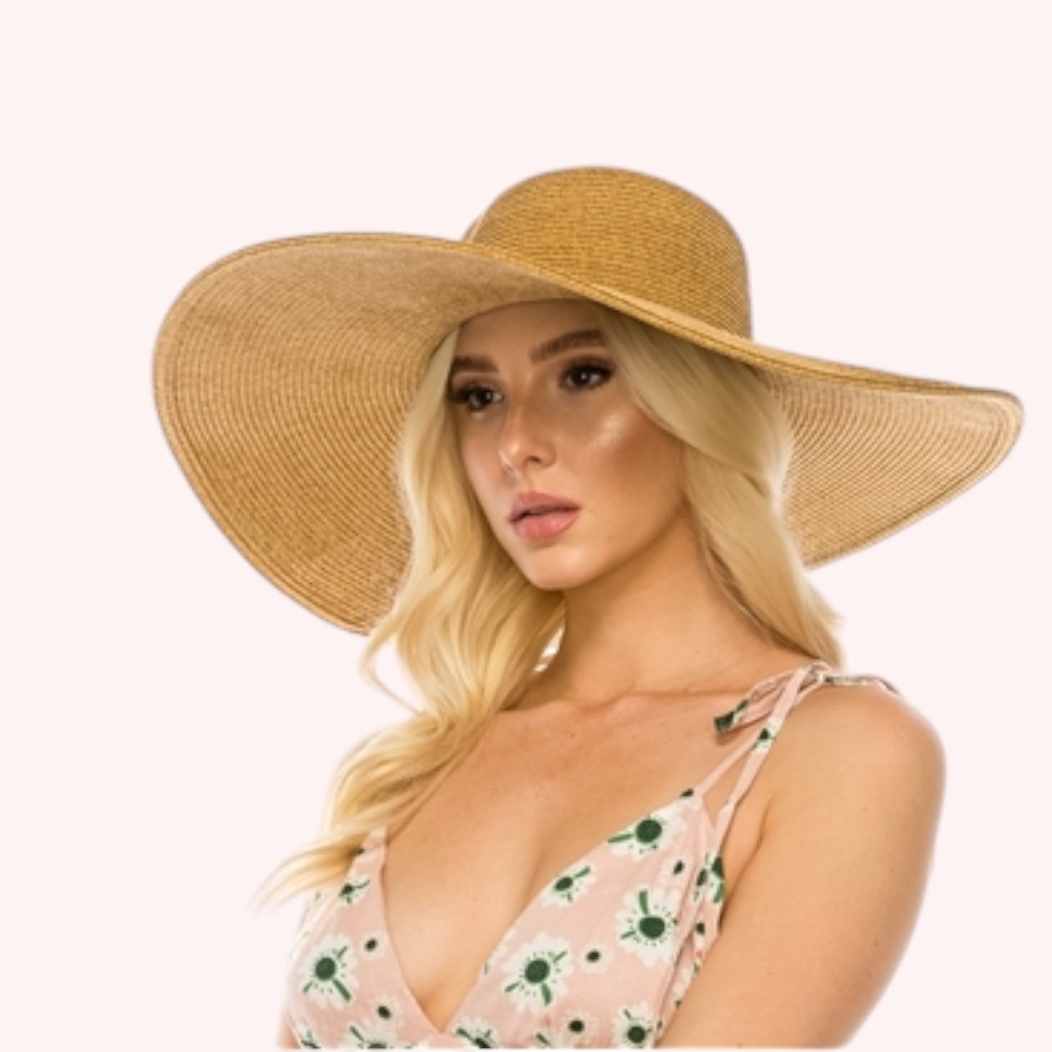 Six-Inch Brim Perfect Straw Hat - 3 COLORS