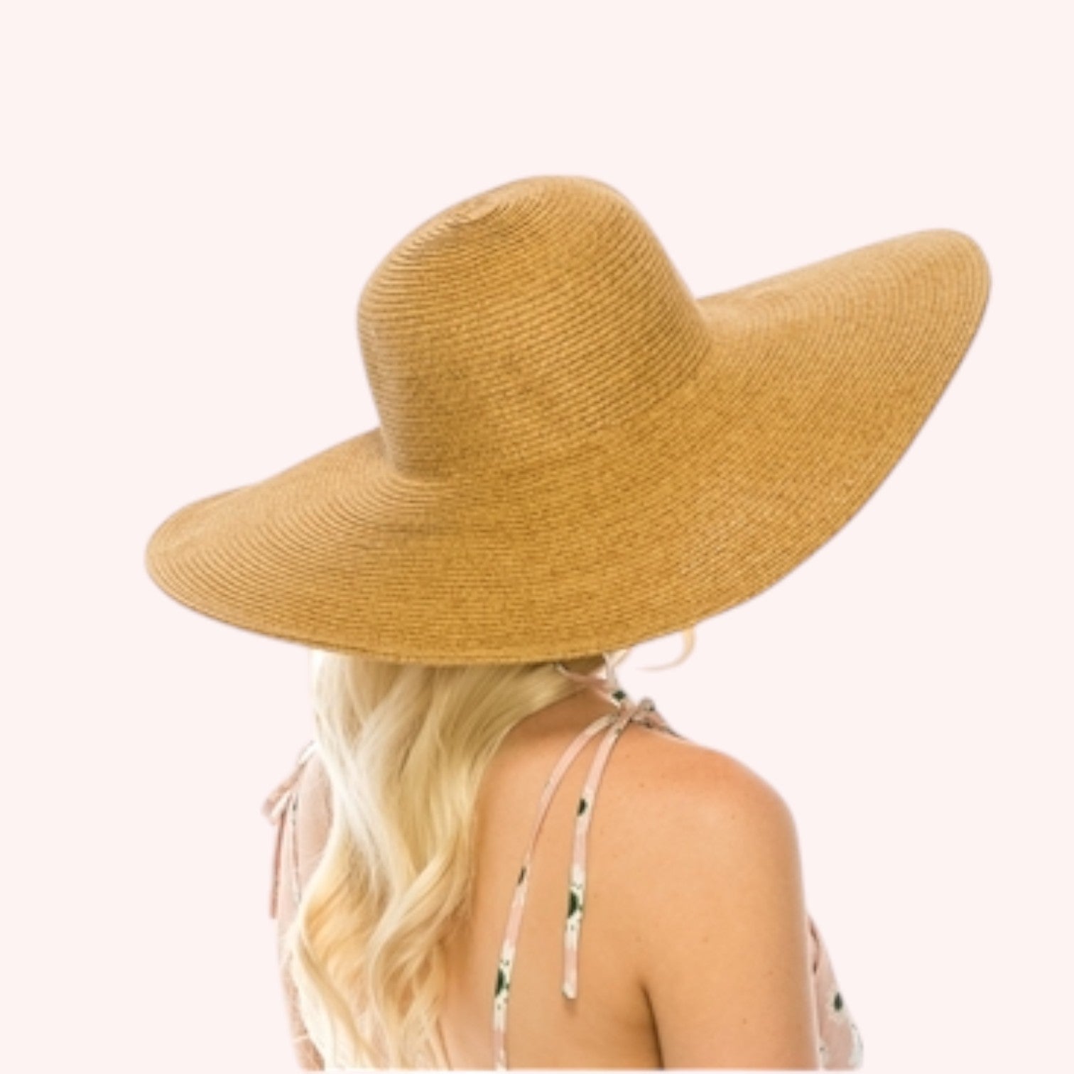 Six-Inch Brim Perfect Straw Hat - 3 COLORS