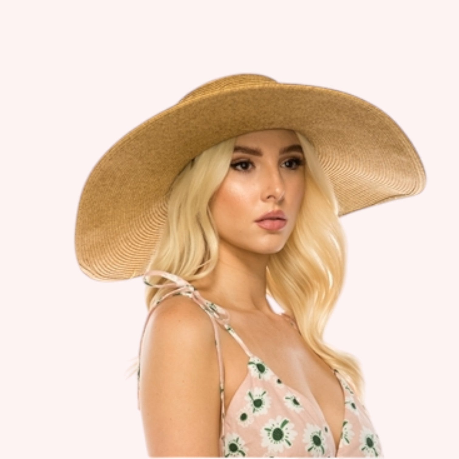 Six-Inch Brim Perfect Straw Hat - 3 COLORS