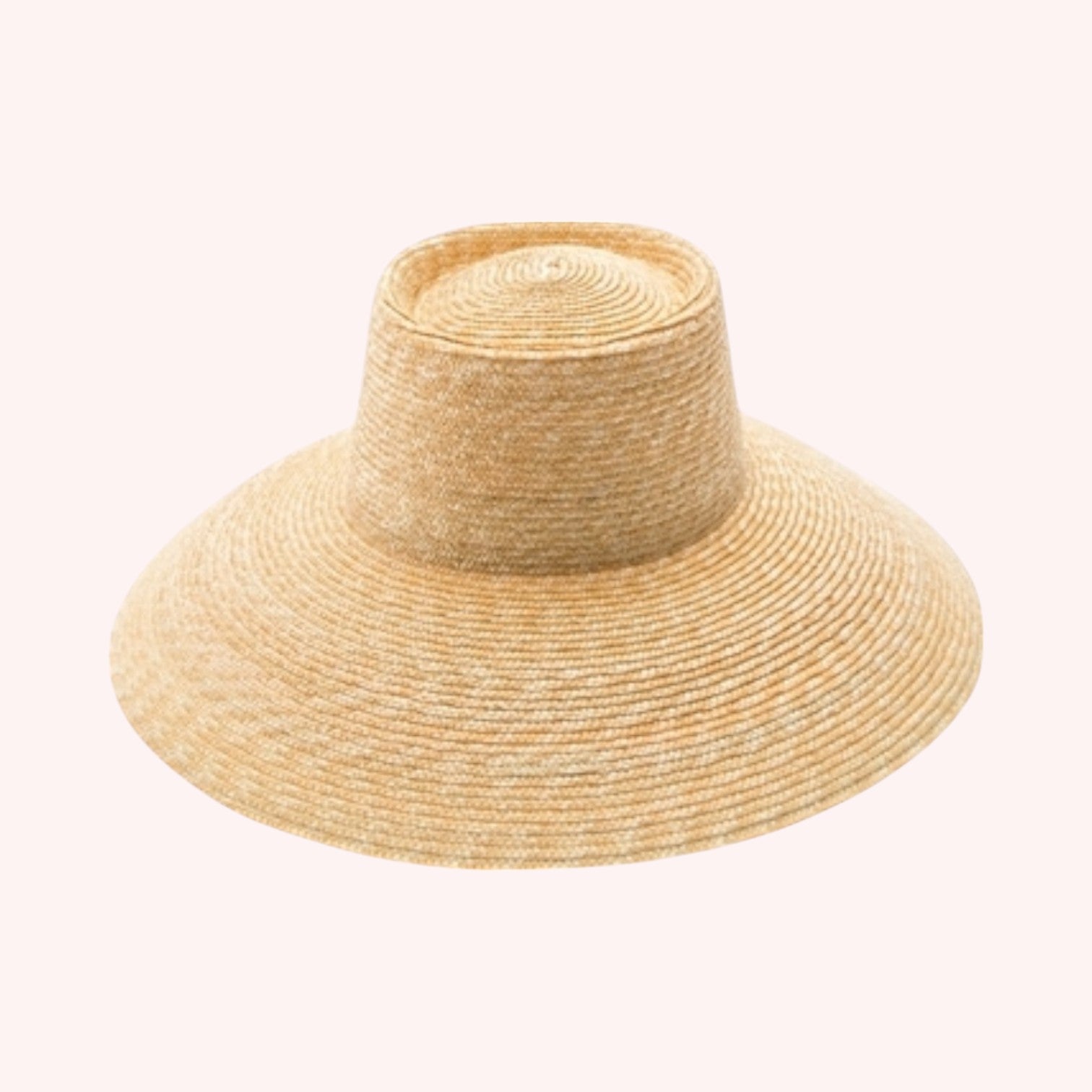 Fine Wheat Straw Lampshade Hat