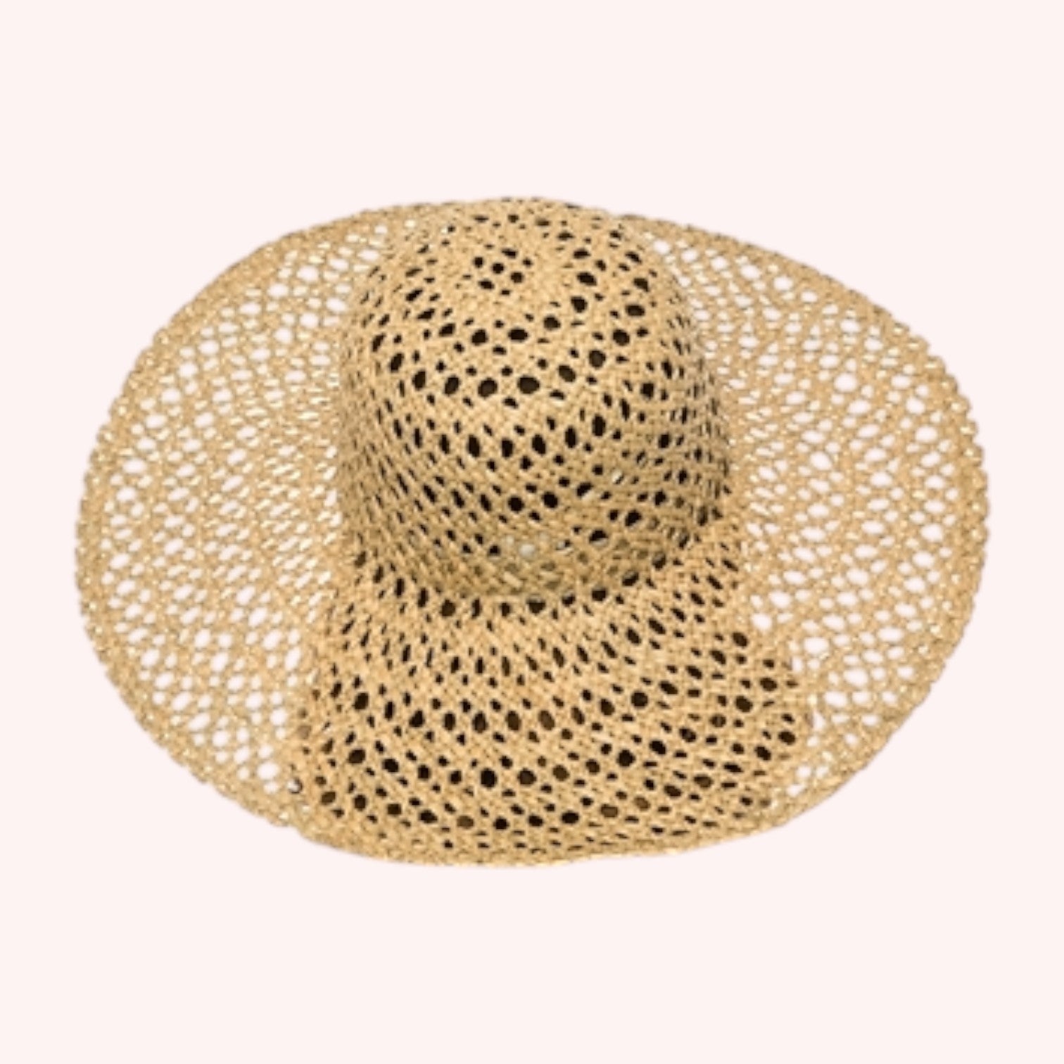 Open Weave Seagrass Straw Hat