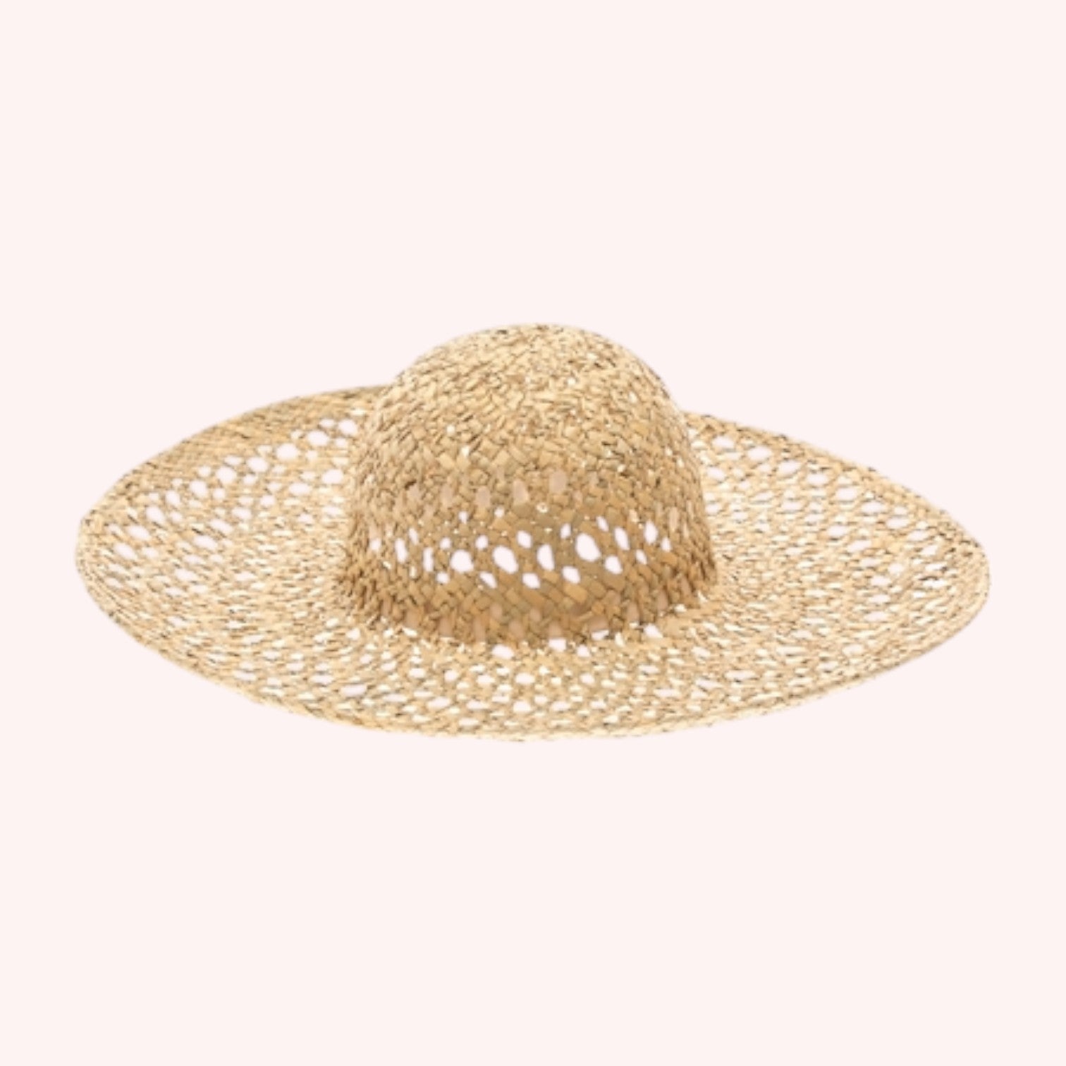 Open Weave Seagrass Straw Hat