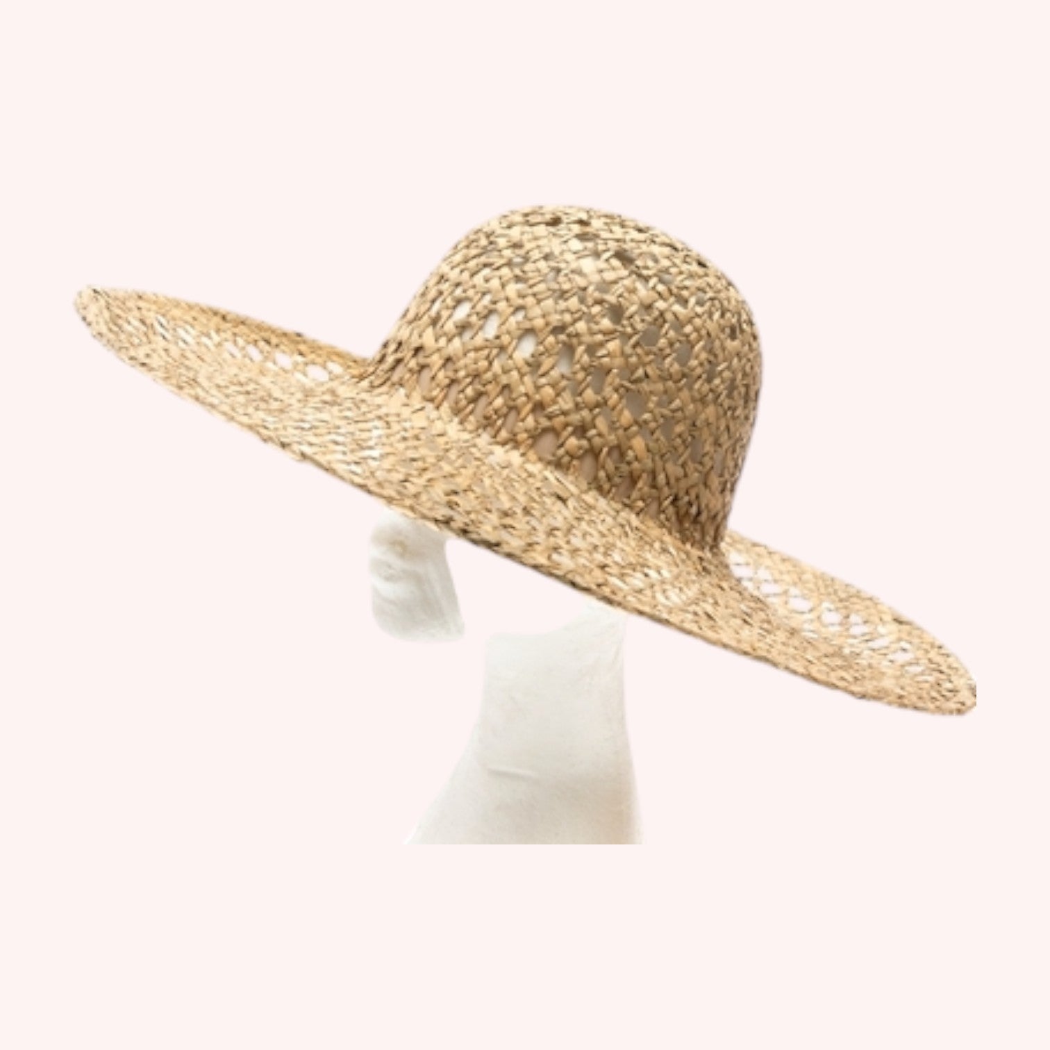 Open Weave Seagrass Straw Hat