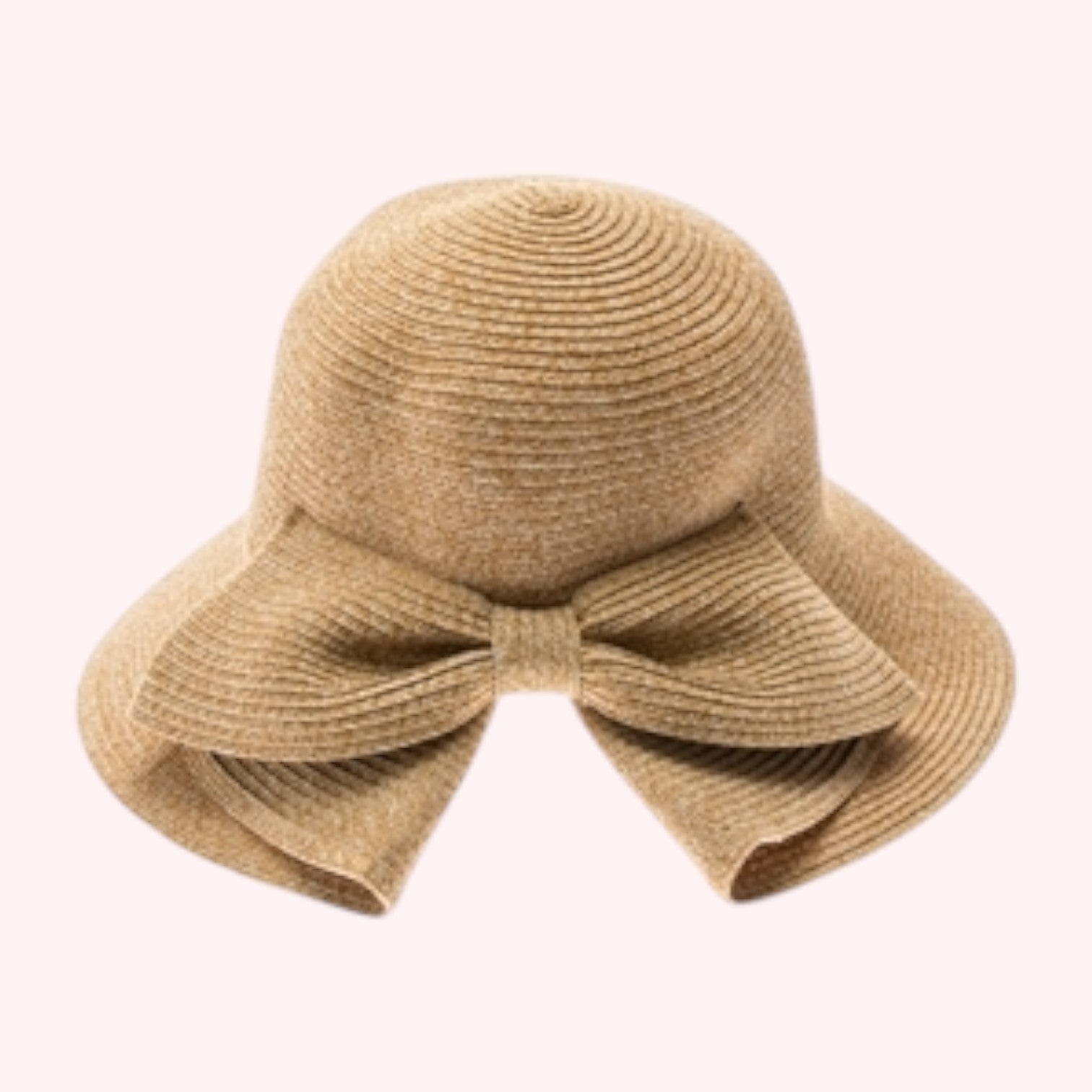 Foldable Lampshade Hat w/ Bow