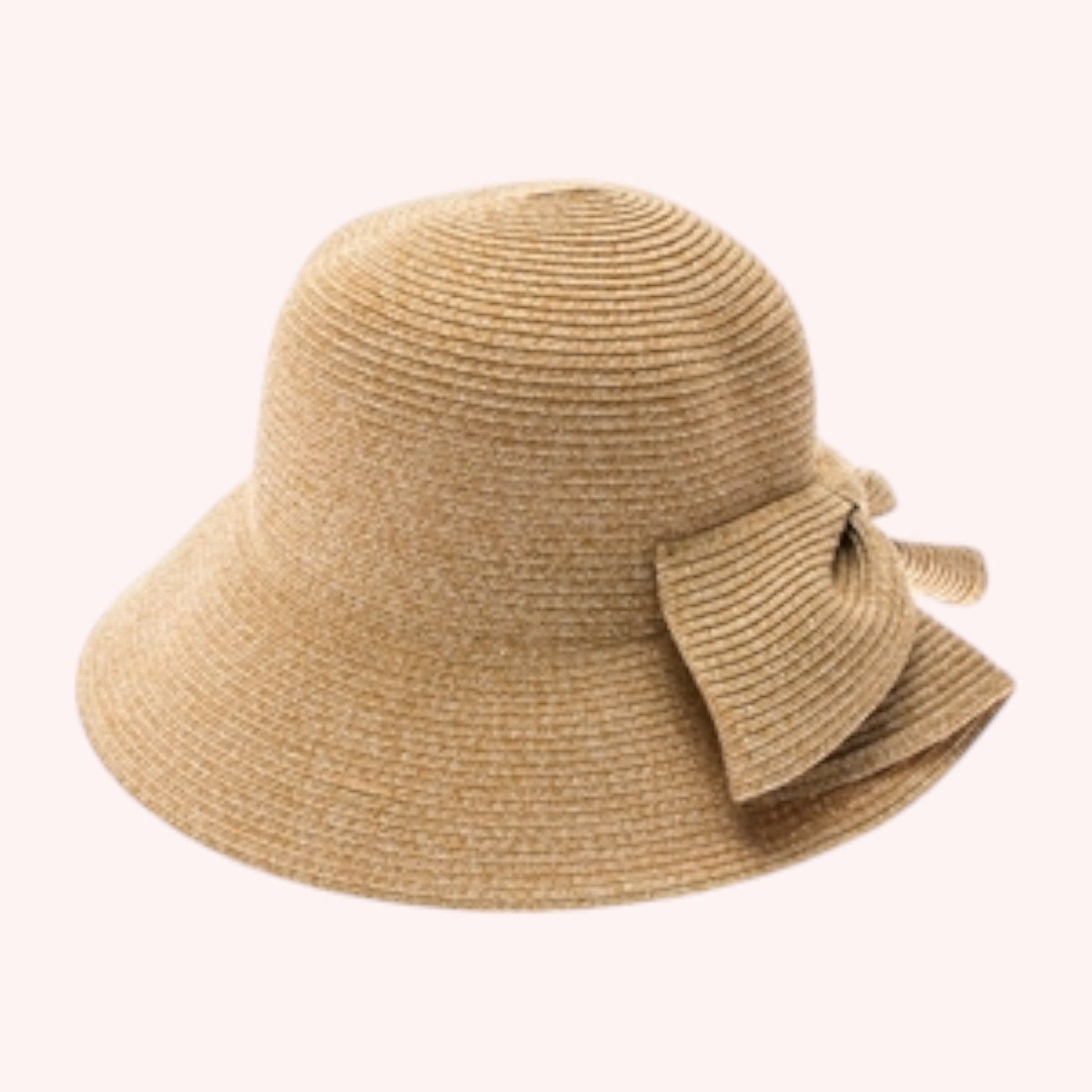 Foldable Lampshade Hat w/ Bow