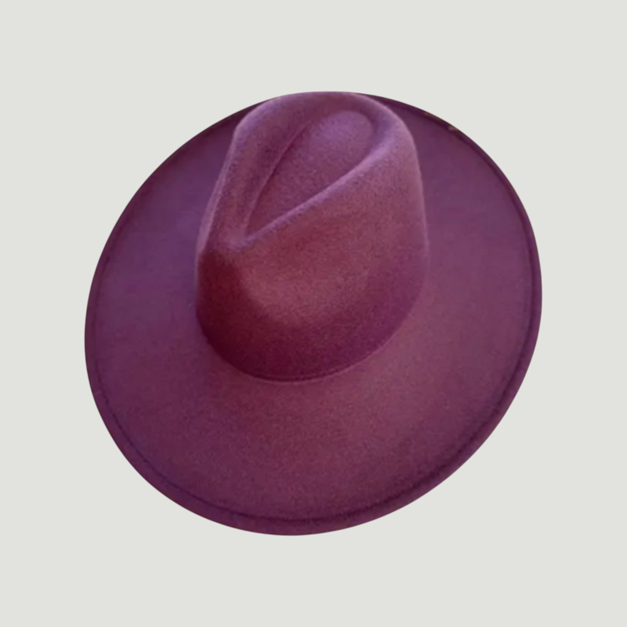 Vegan Felt Wide Brim Fedora Hat – 26 Colors