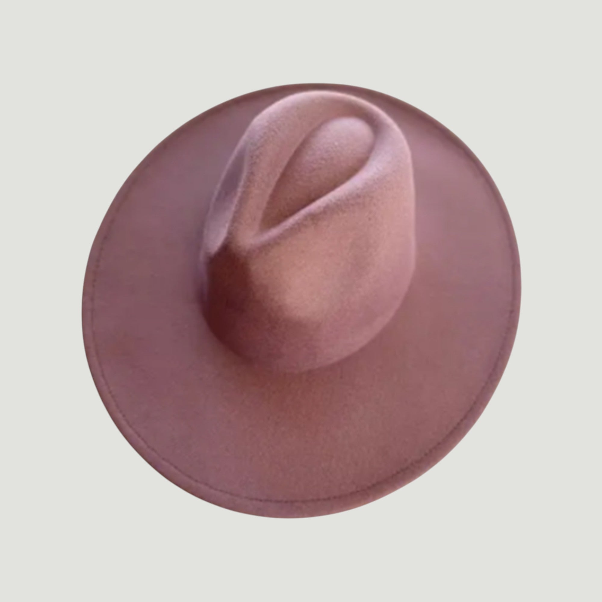 Vegan Felt Wide Brim Fedora Hat – 26 Colors