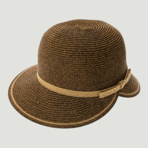 UPF 50+ Backless Straw Sun Hat Wide Brim | Faceframer