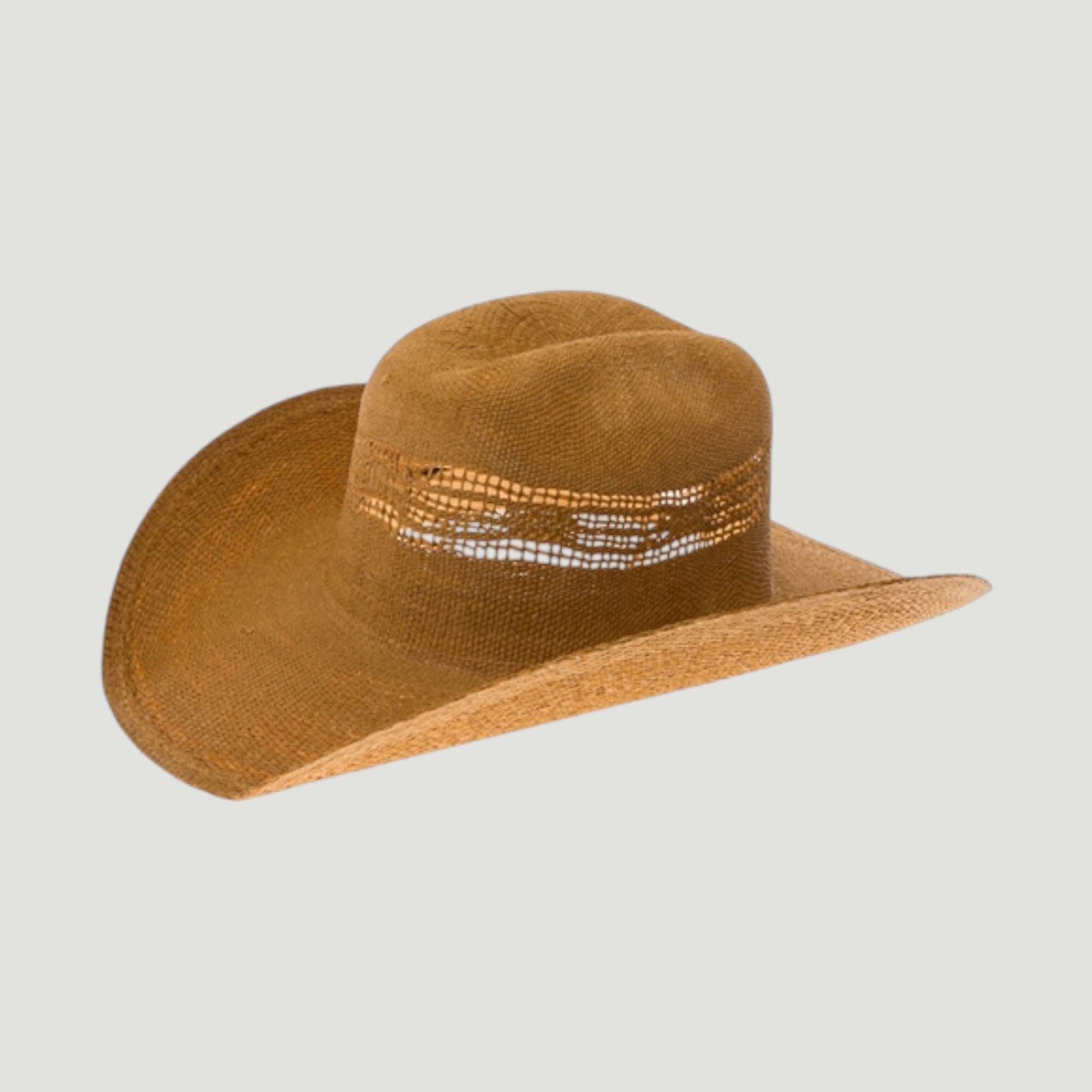 Woven Straw Cowboy Hat | Vented Western Sun Hat for Women | Festival Country Beach Hat | Adjustable Fit