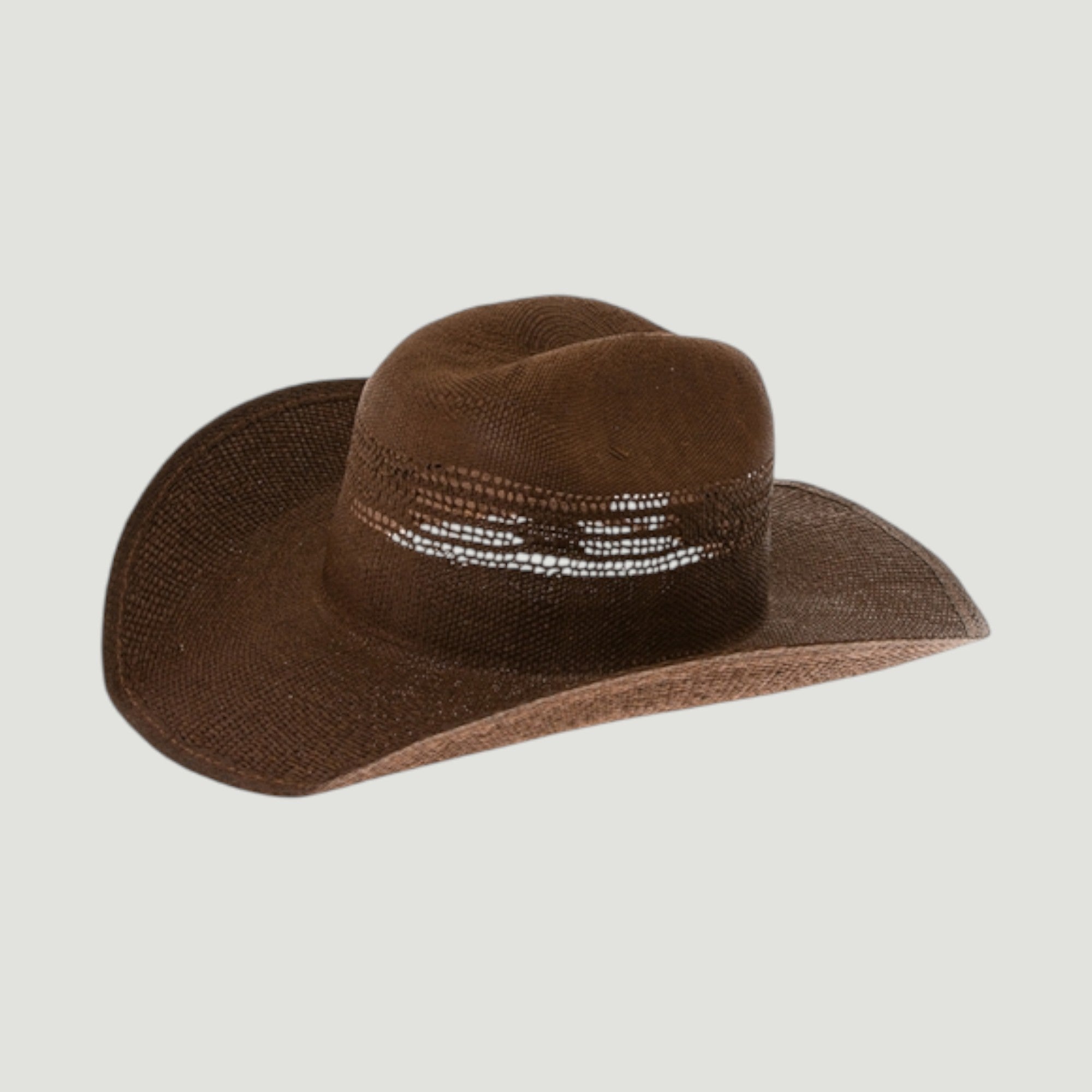 Woven Straw Cowboy Hat | Vented Western Sun Hat for Women | Festival Country Beach Hat | Adjustable Fit
