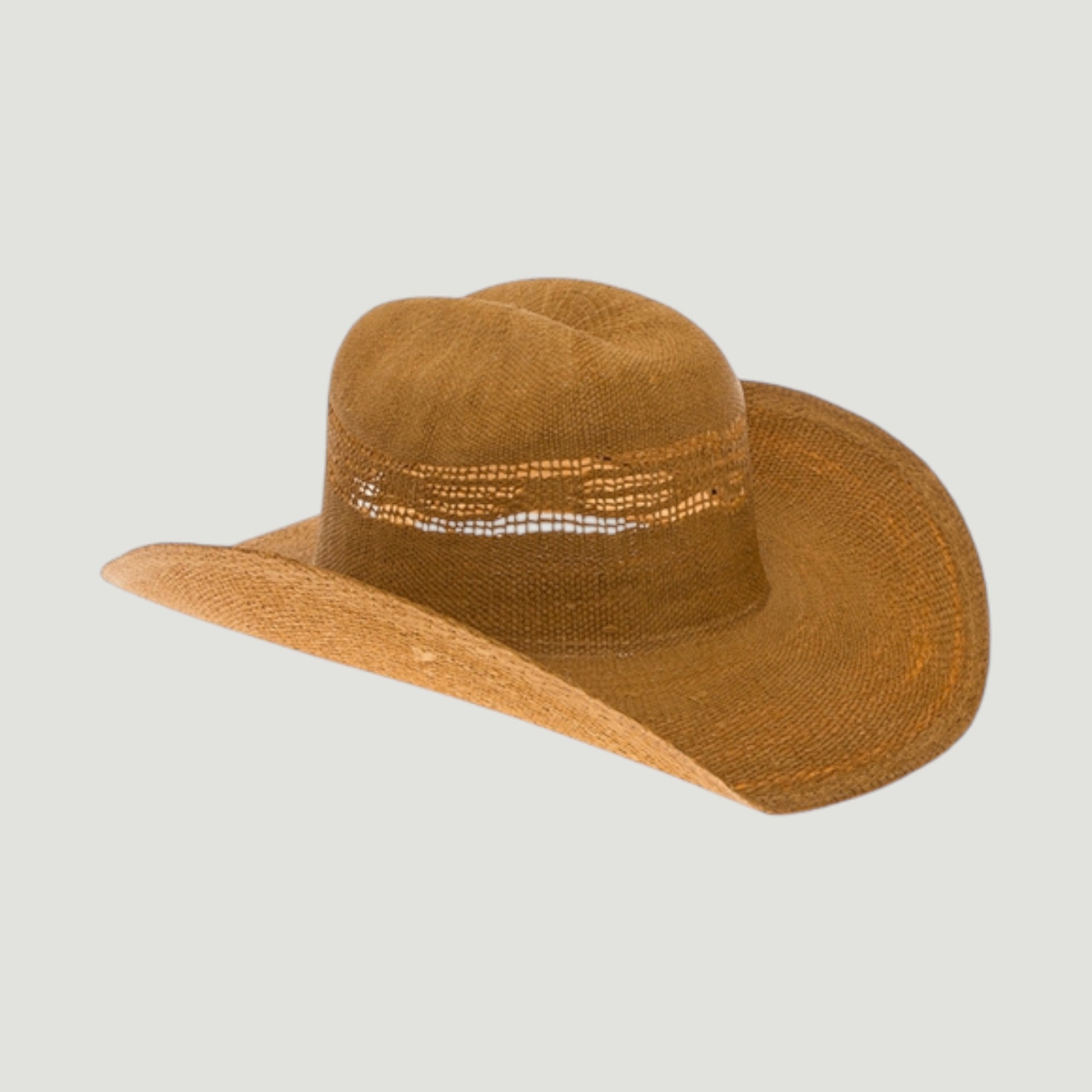 Woven Straw Cowboy Hat | Vented Western Sun Hat for Women | Festival Country Beach Hat | Adjustable Fit