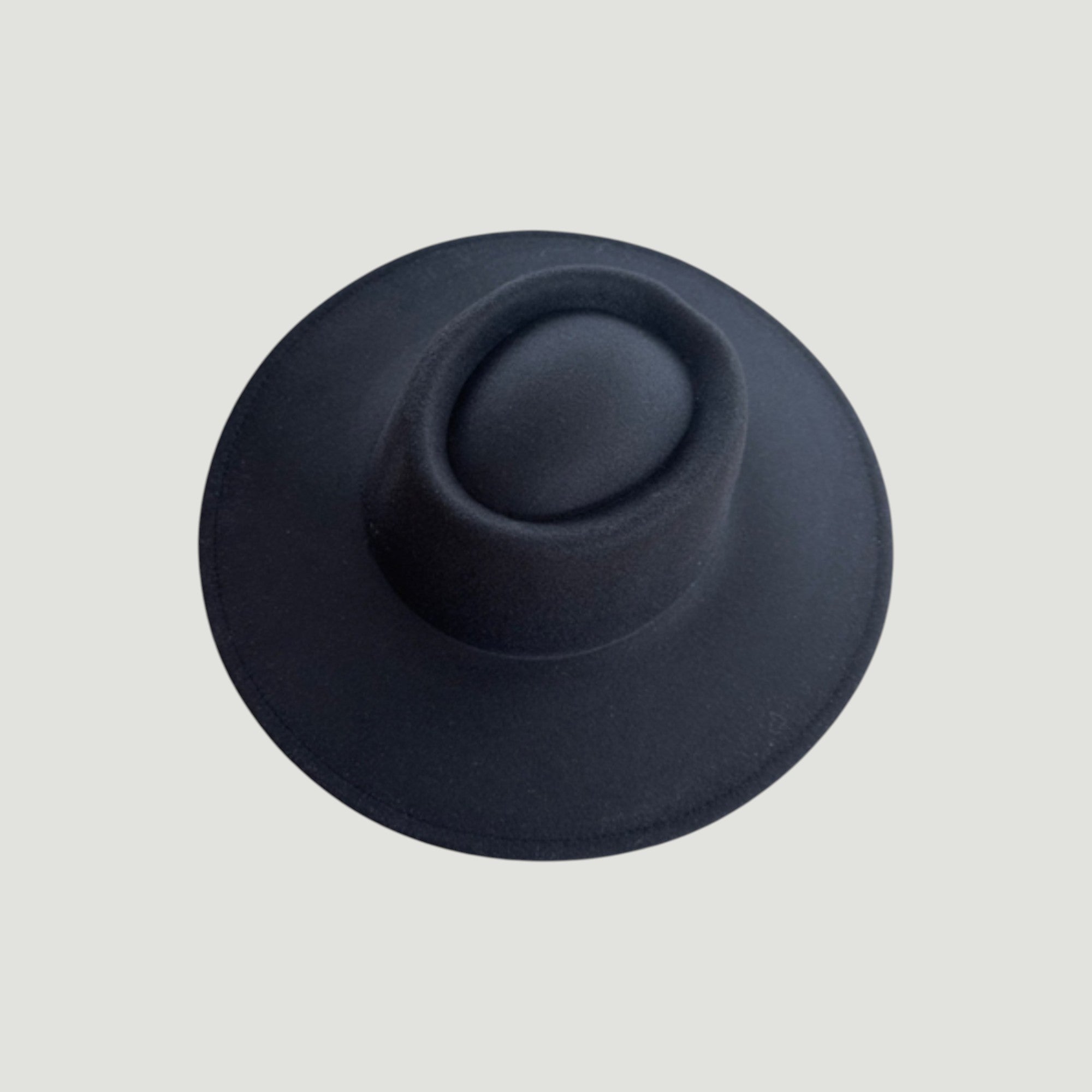 Vegan Felt Gambler Hat | Wide Brim Western
