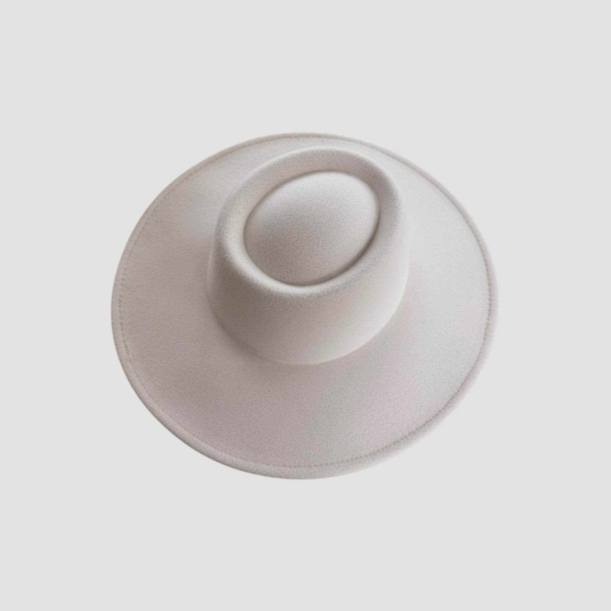 Vegan Felt Gambler Hat | Wide Brim Western