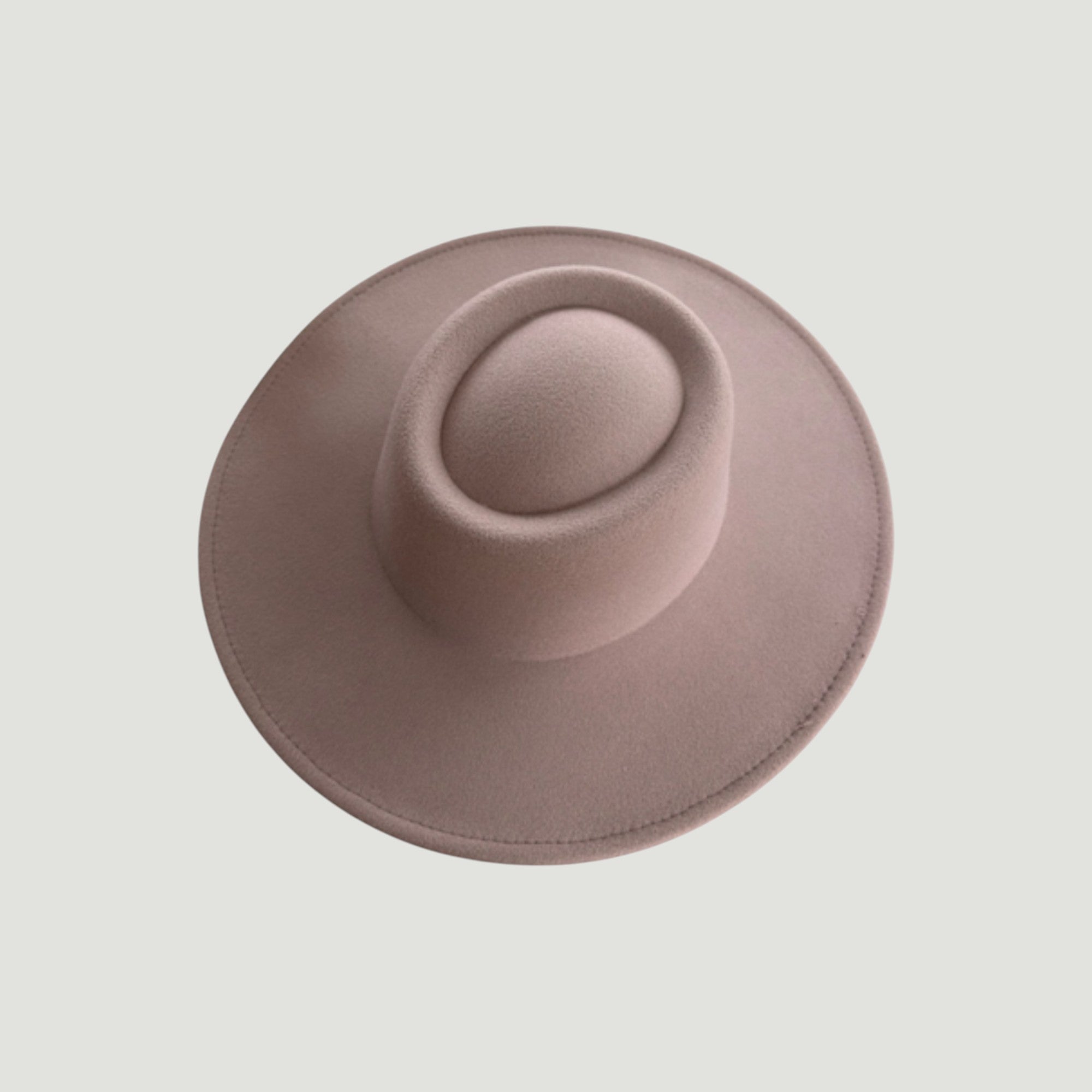 Vegan Felt Gambler Hat | Wide Brim Western