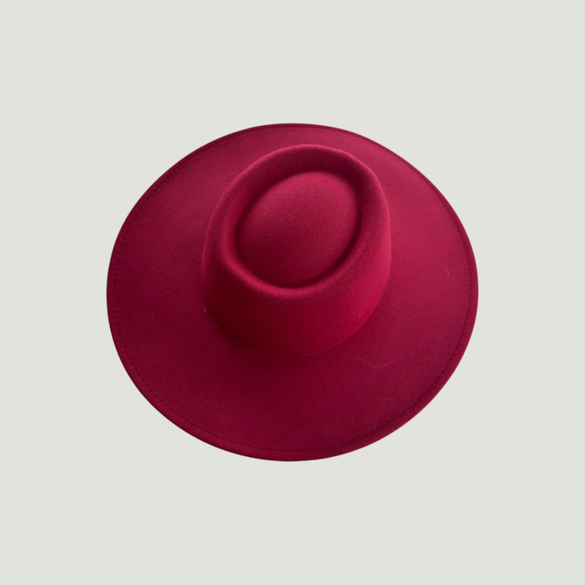 Vegan Felt Gambler Hat | Wide Brim Western
