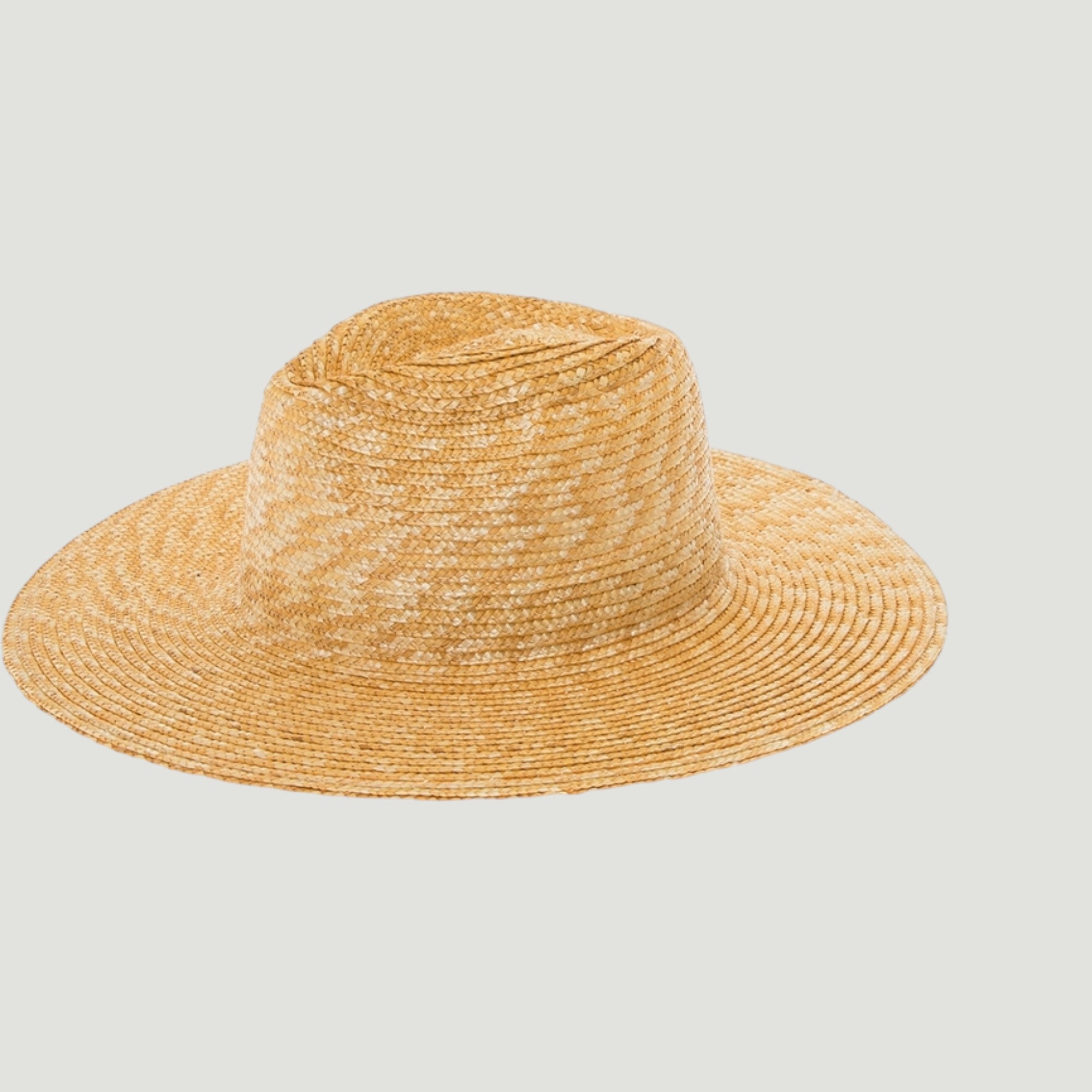 Wheat Straw Rancher Hat, Flat Brim