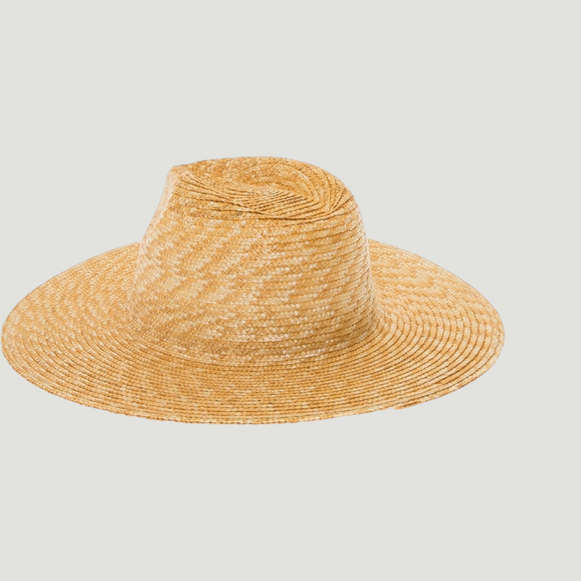 Wheat Straw Rancher Hat, Flat Brim