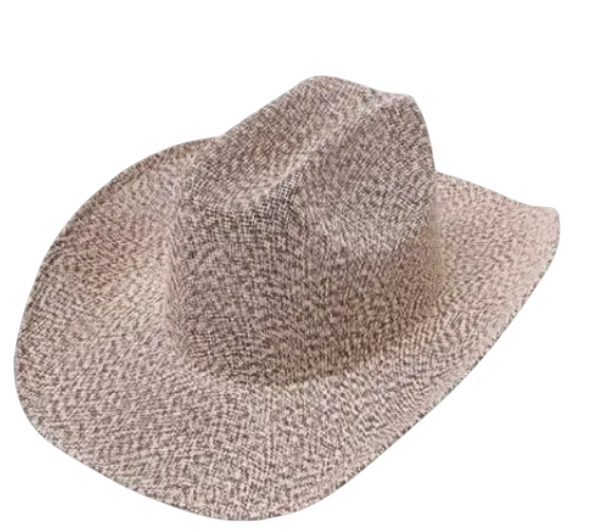 Paper Straw Wide Brim Cowboy Hat