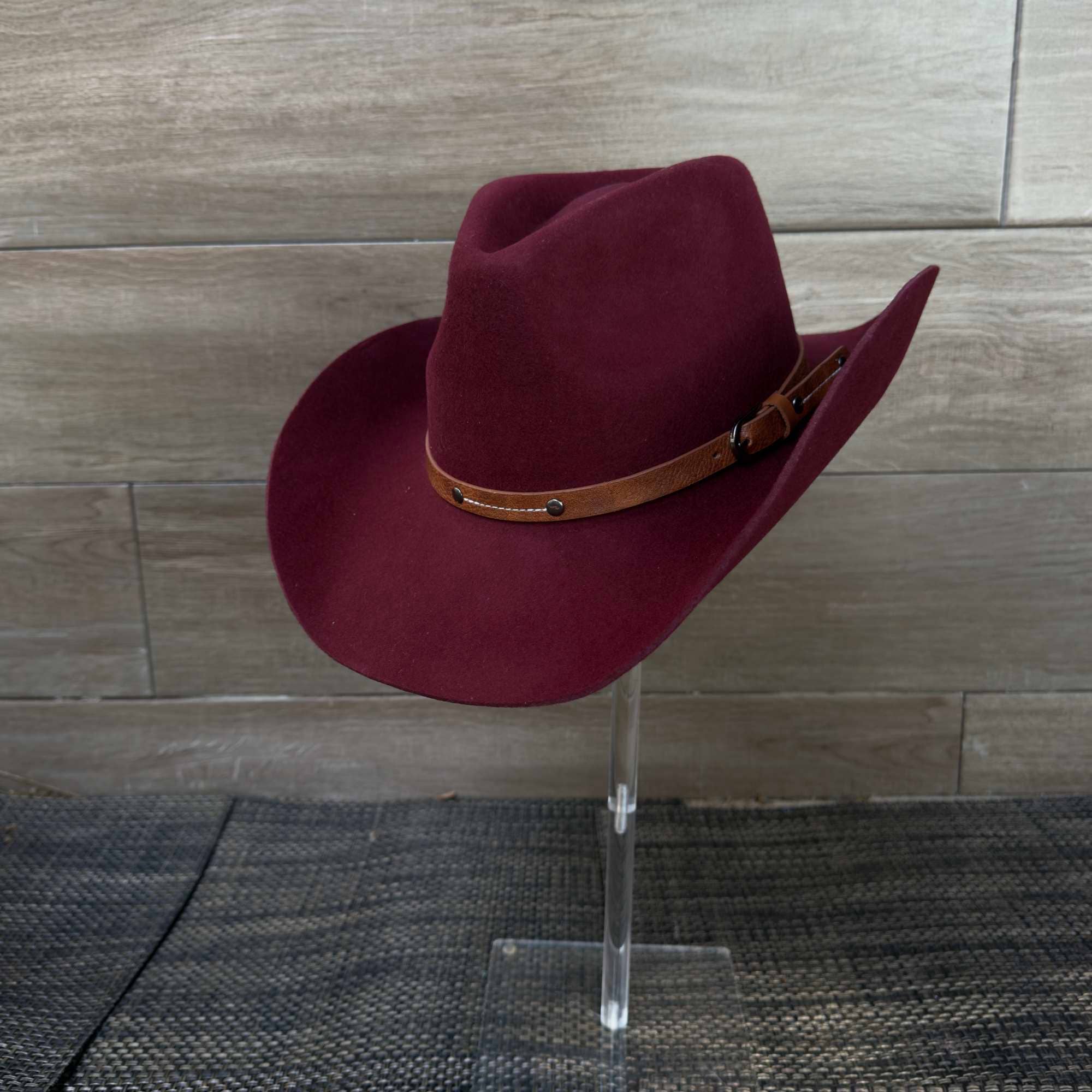 Australian Wool Cowboy Hat with Leather Band