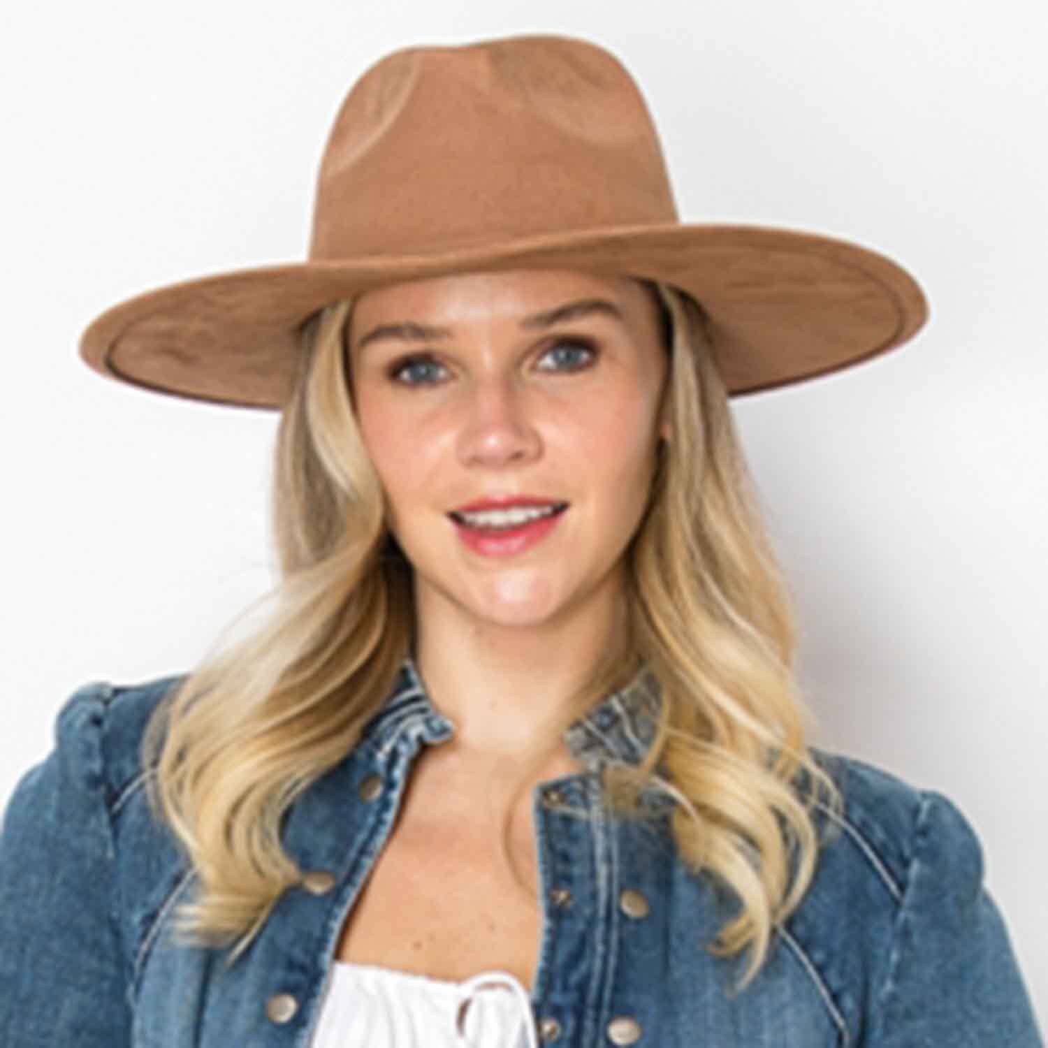 Classic Wide Brim Suede Premium Hat