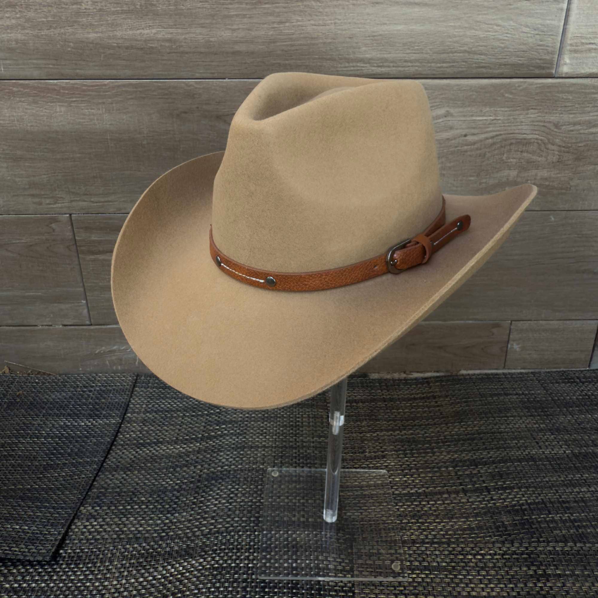 Australian Wool Cowboy Hat with Leather Band