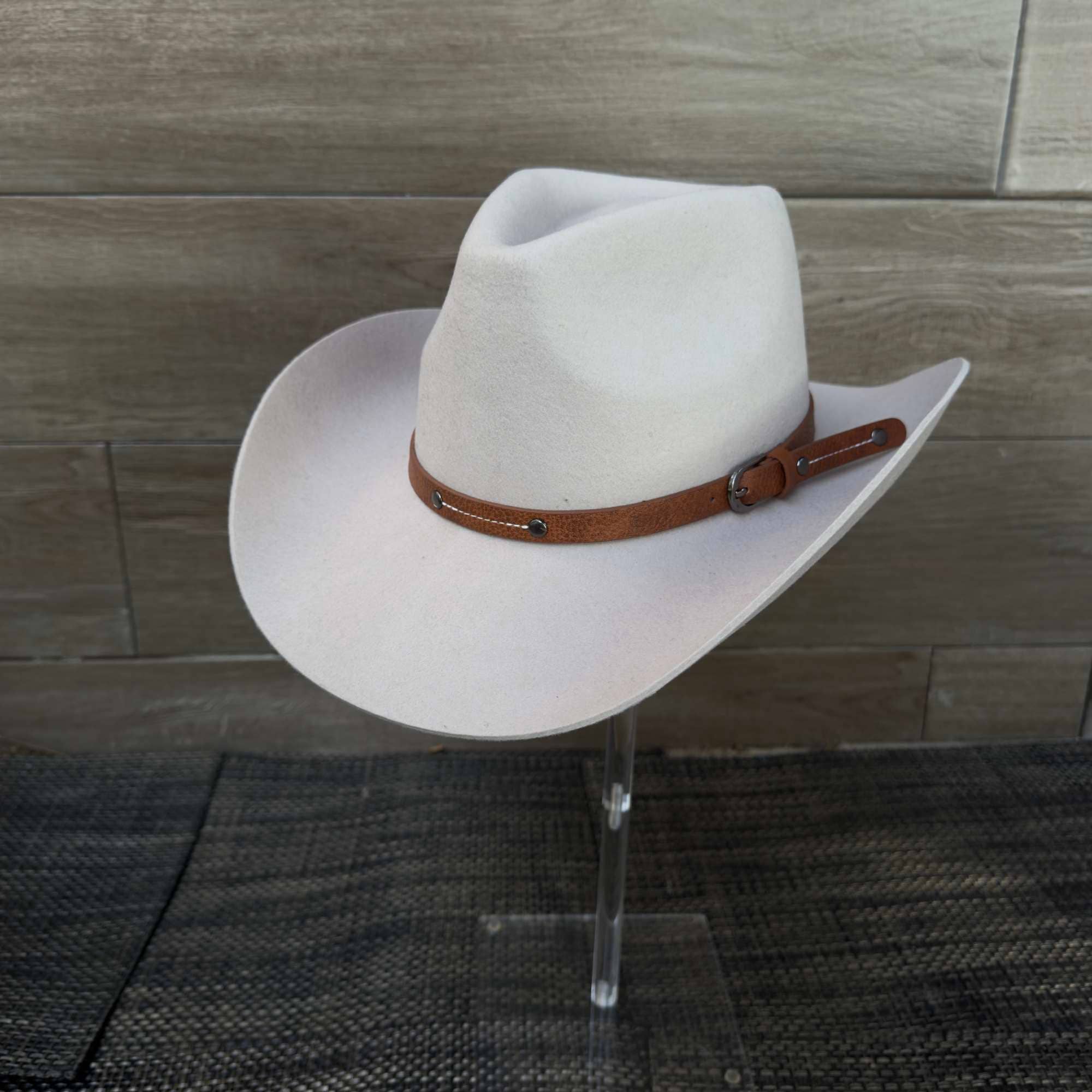 Australian Wool Cowboy Hat with Leather Band
