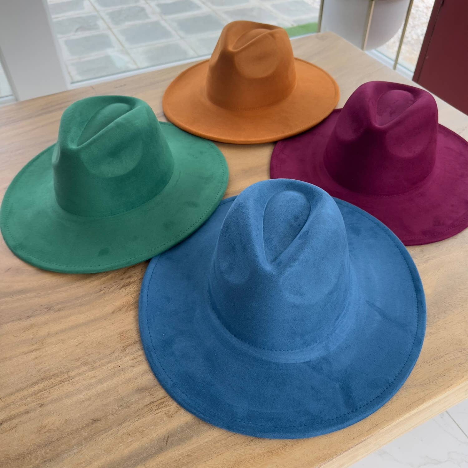 Classic Wide Brim Suede Premium Hat
