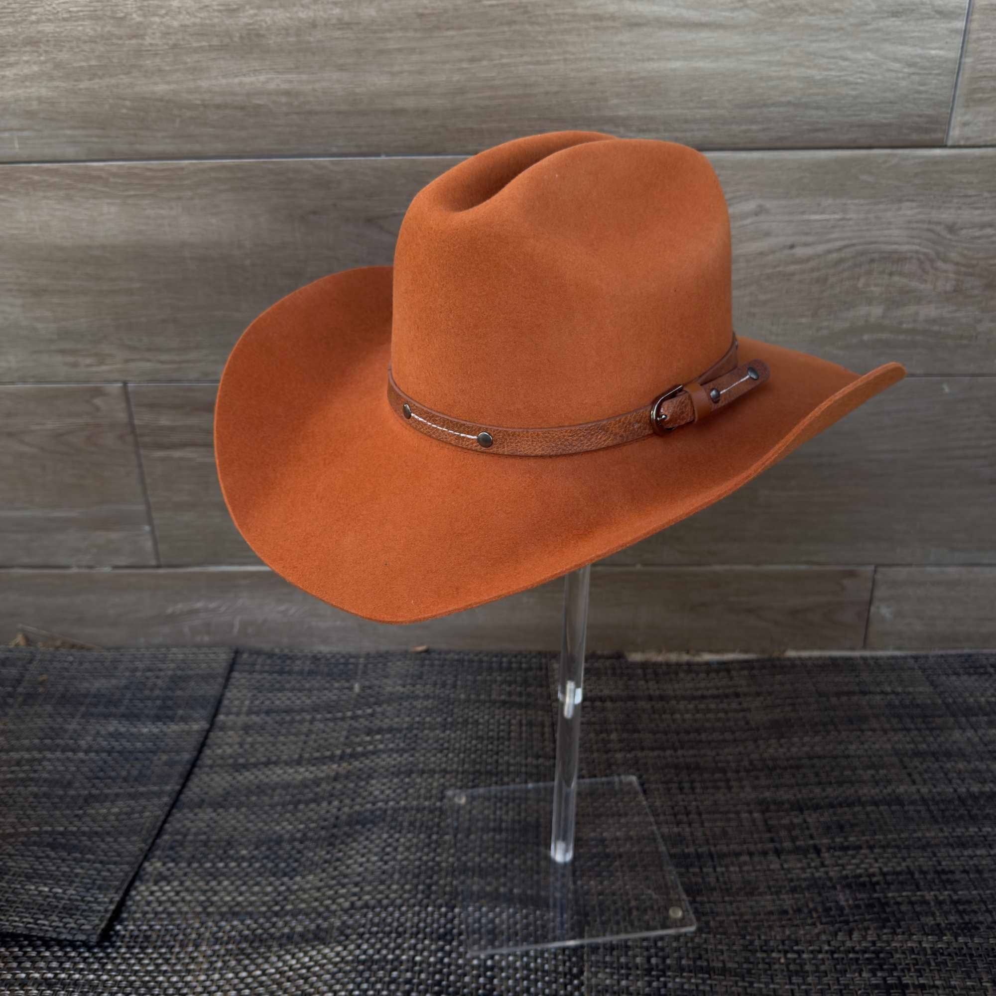 Premium Australian Wool Cowboy Hat with a Leather Belt