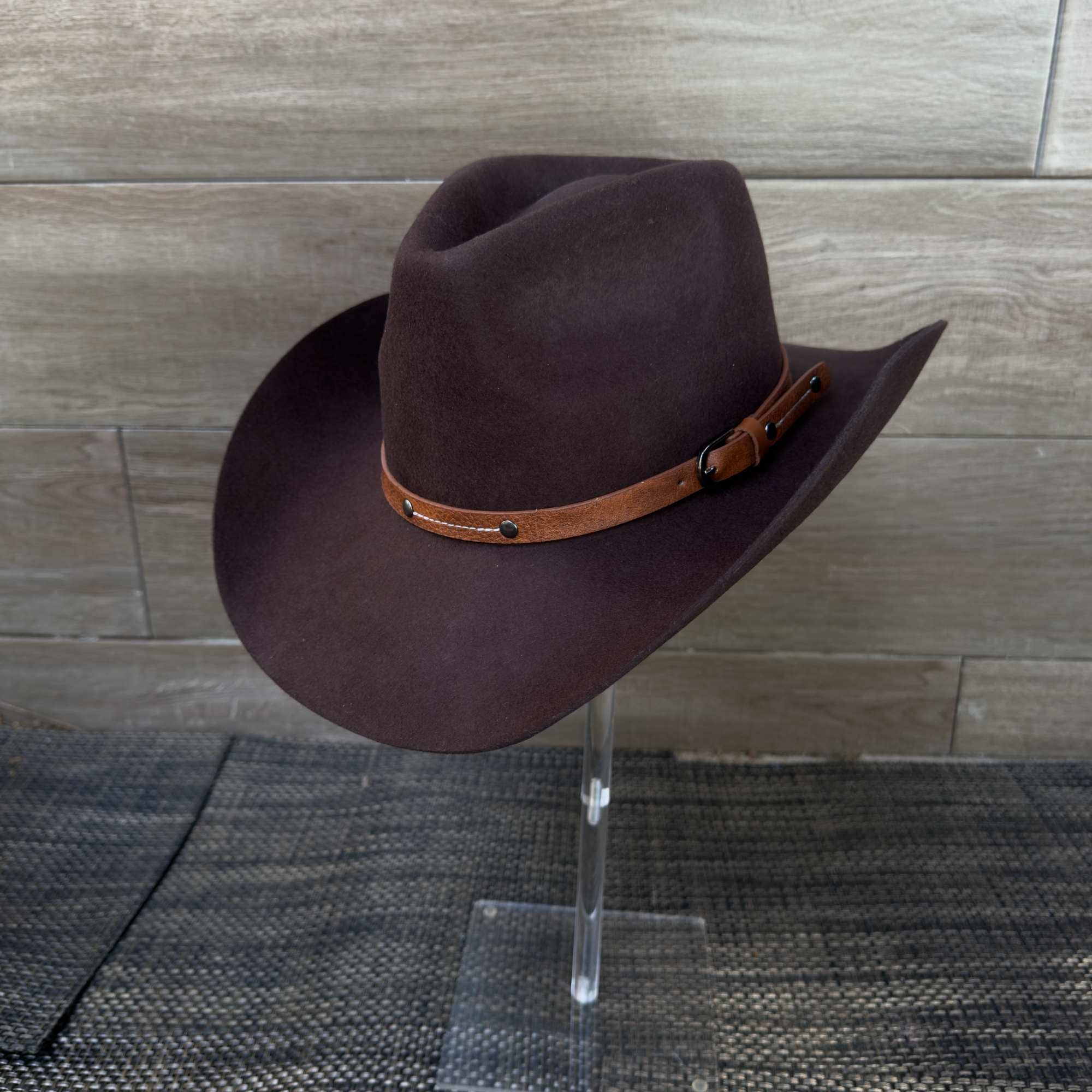 Australian Wool Cowboy Hat with Leather Band