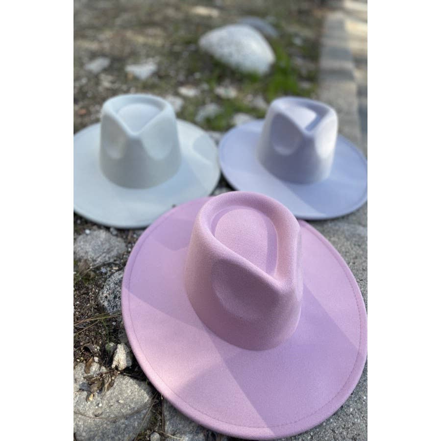 Kids XS Vegan Felt Wide Brim Rancher Hat