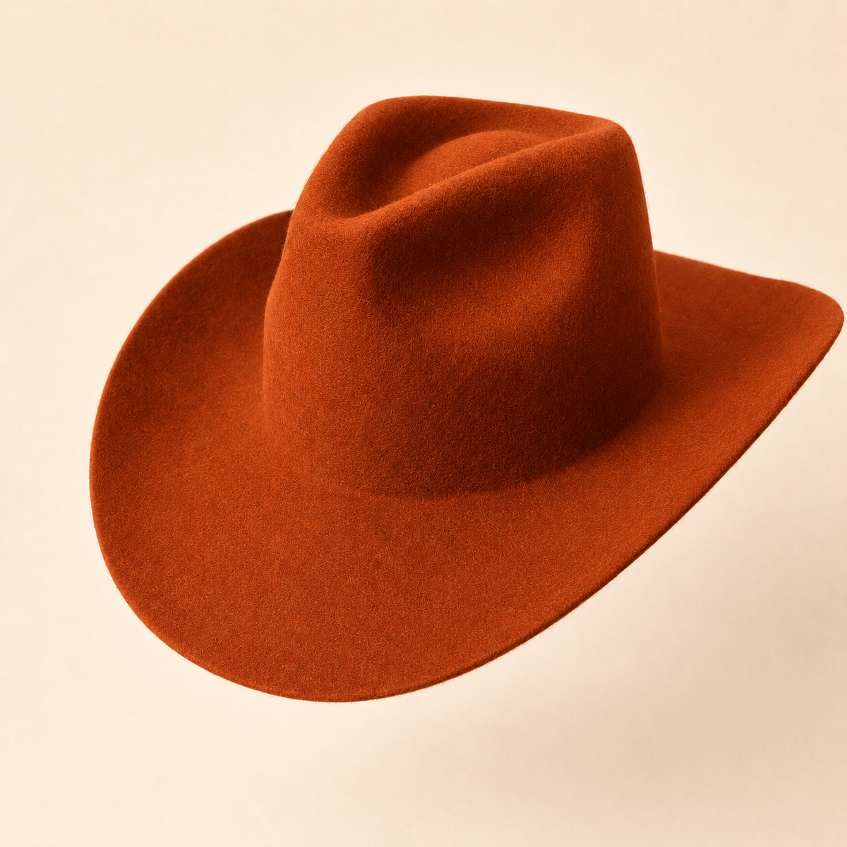 Structured Wool Rancher Cowboy Hat