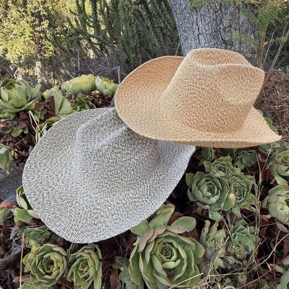 Lightweight Mesh Straw Cowboy Hat