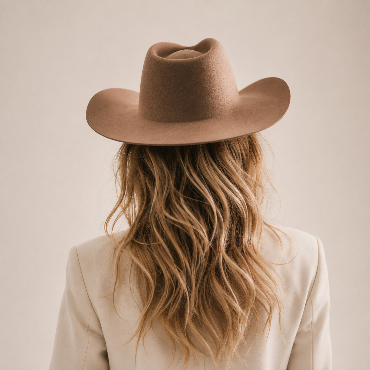 Structured Wool Rancher Cowboy Hat