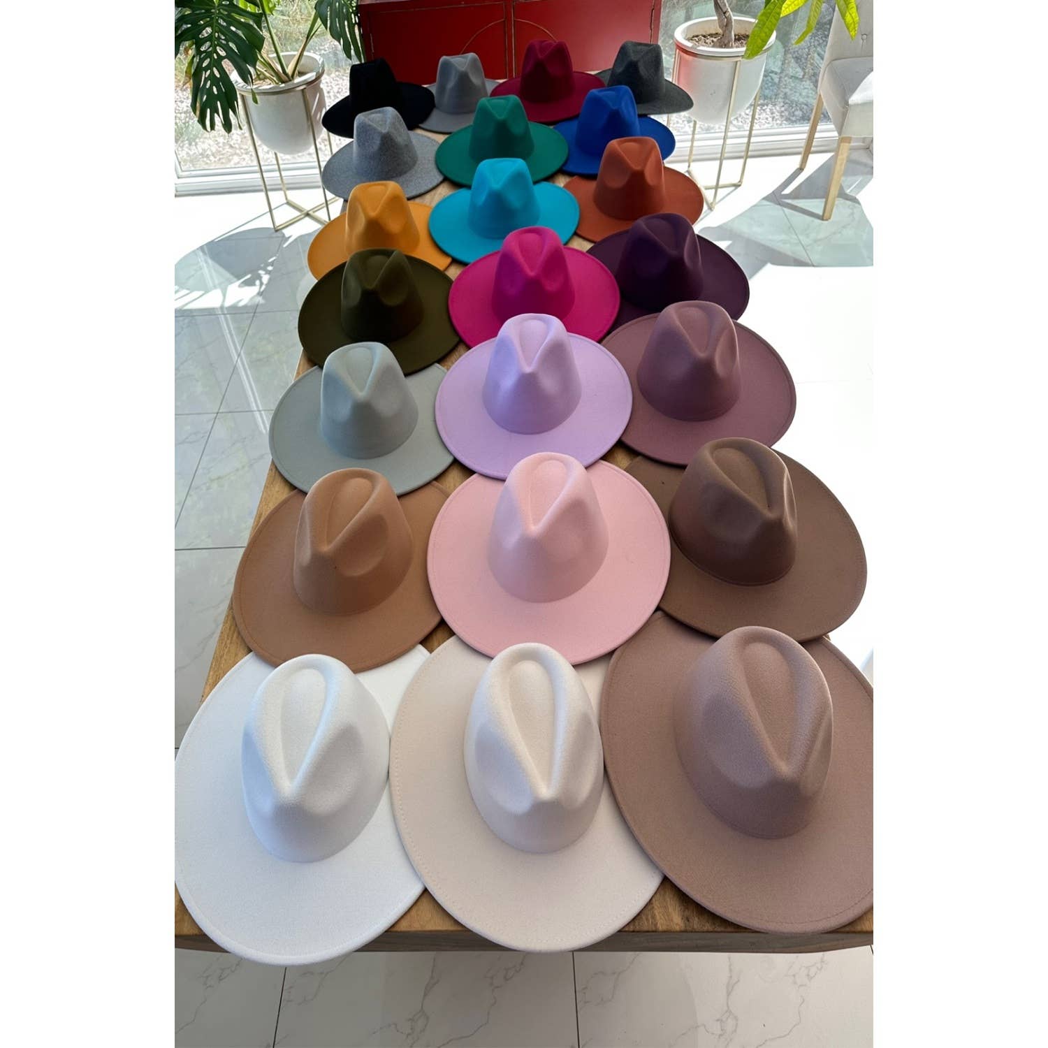 Vegan Felt Women's Panama Hat – 27 Colors
