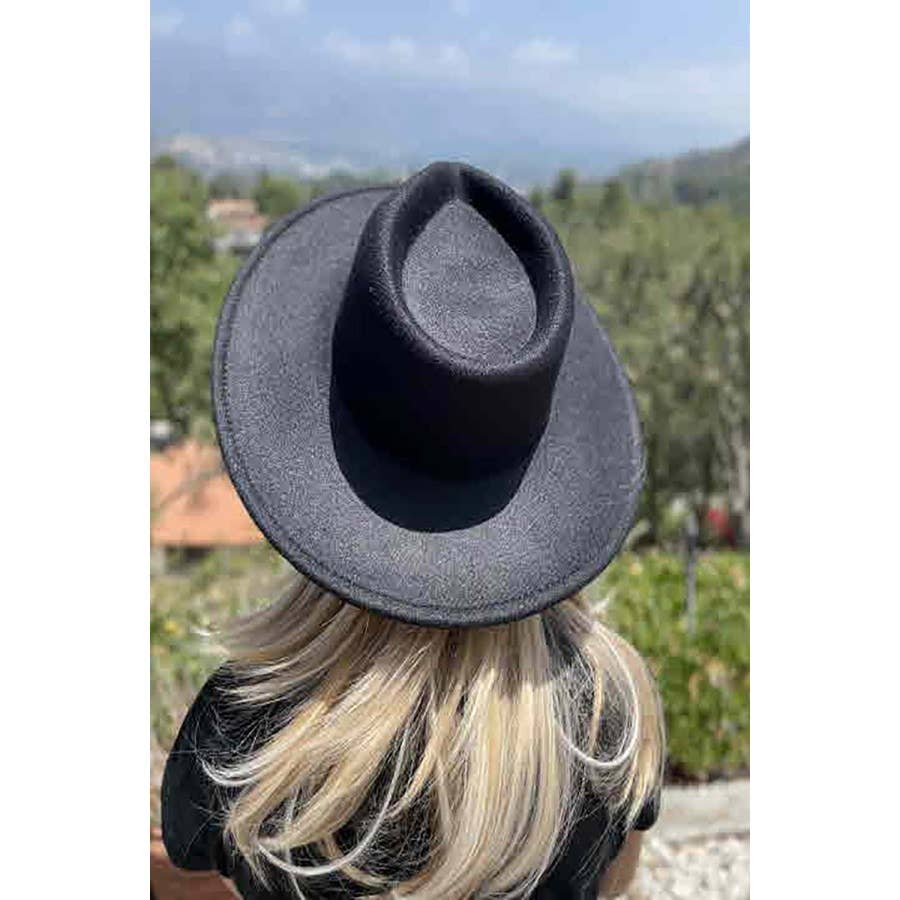 Kids XS Vegan Felt Wide Brim Rancher Hat