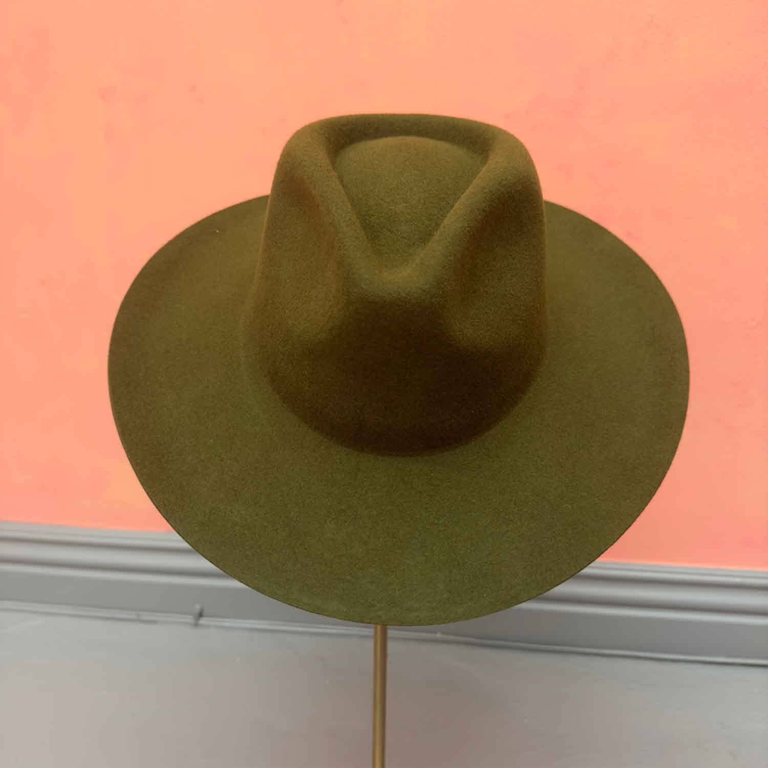 Stiff Brim Australian Wool Rancher Hat