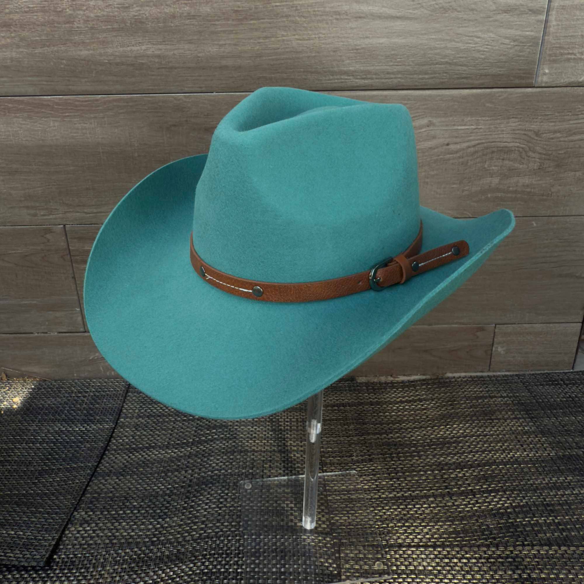 Australian Wool Cowboy Hat with Leather Band