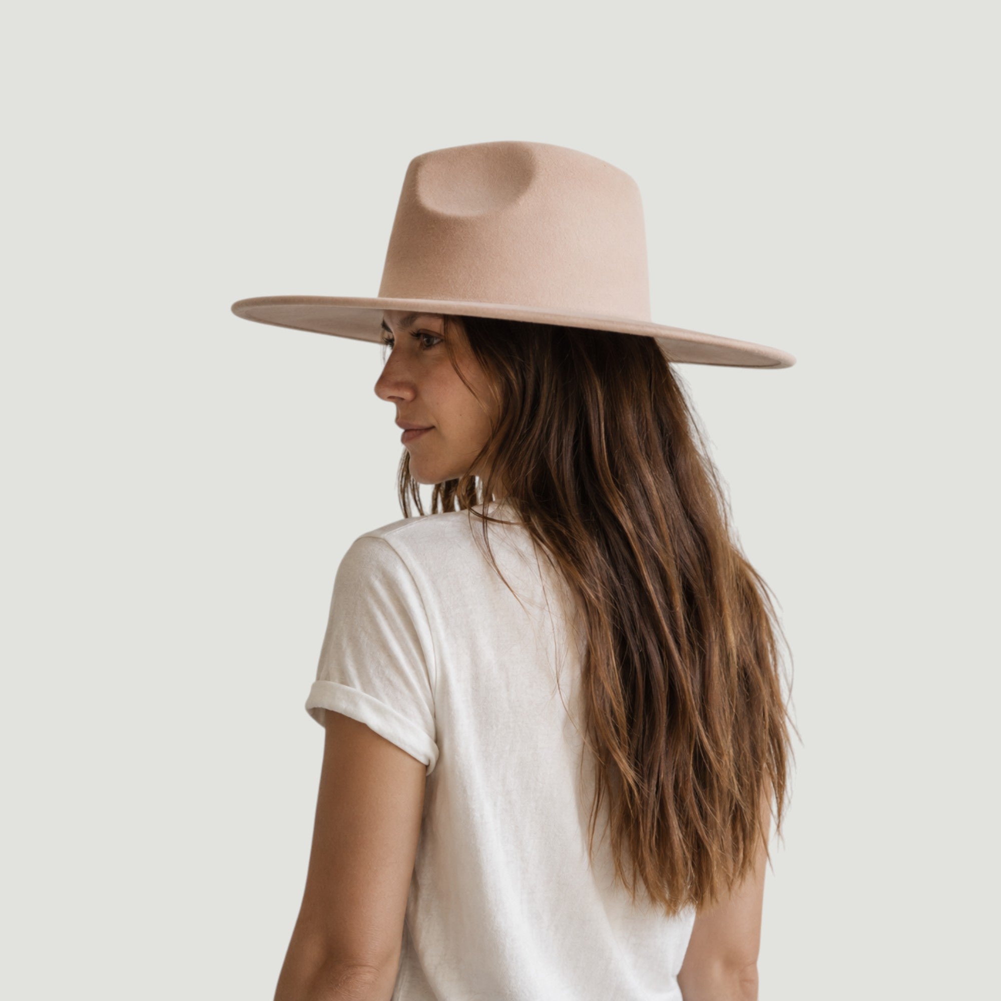 Vegan Felt Wide Brim Fedora Hat – 26 Colors