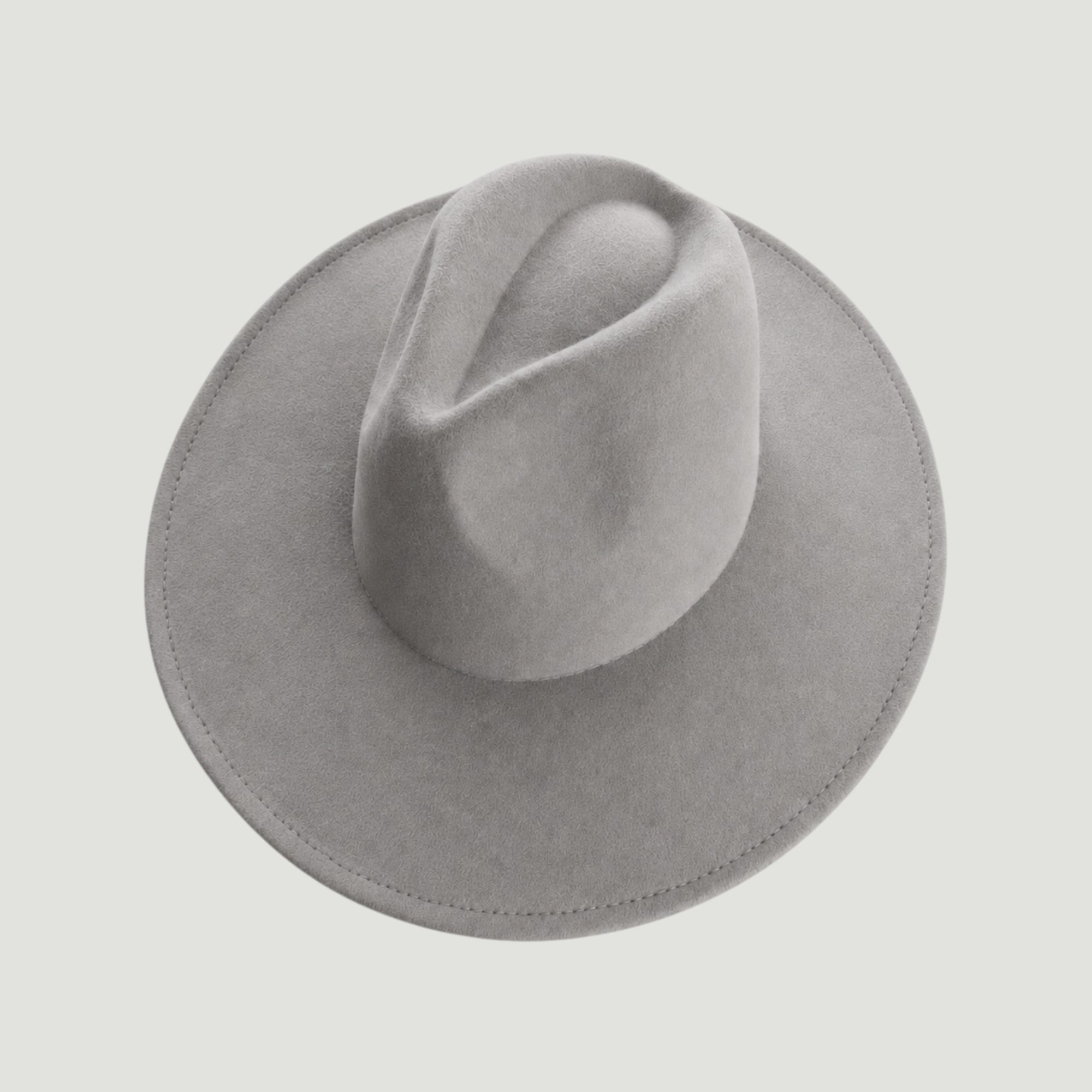 Vegan Felt Wide Brim Fedora Hat – 26 Colors