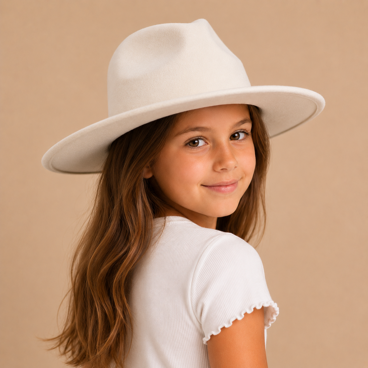 Kid's Vegan Felt Rancher Hat