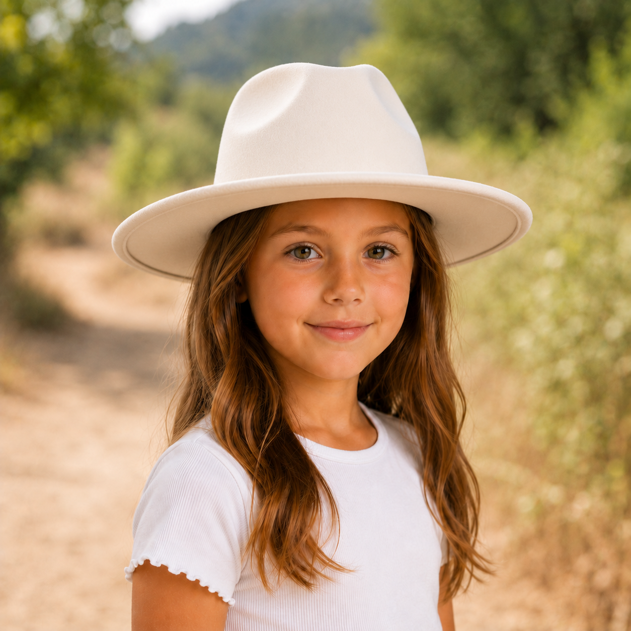 Kid's Vegan Felt Rancher Hat