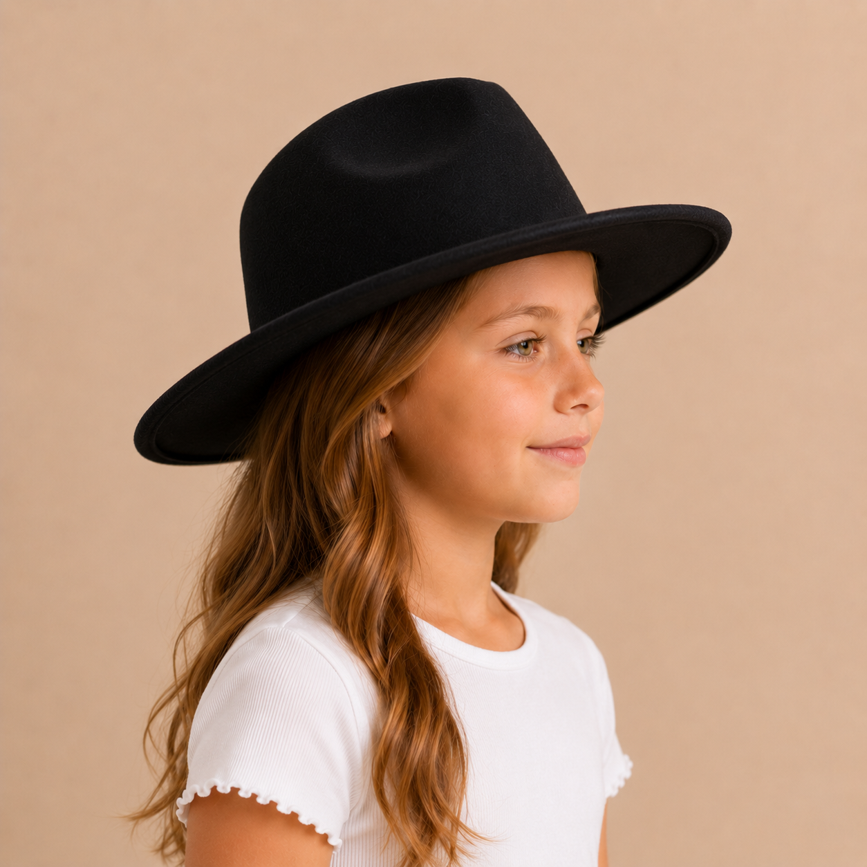Kid's Vegan Felt Rancher Hat