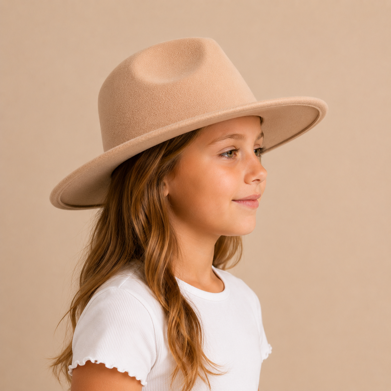 Kid's Vegan Felt Rancher Hat