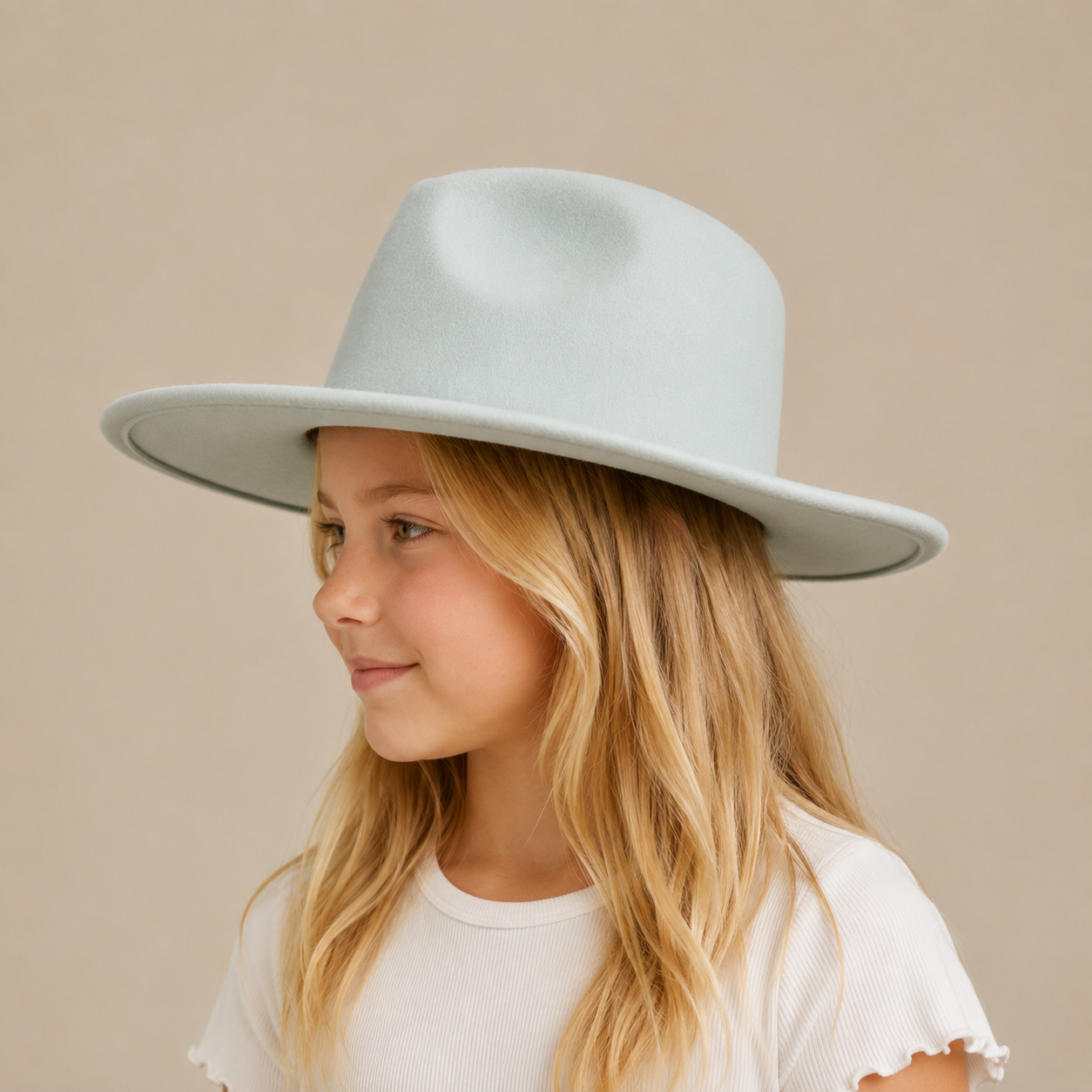 Kid's Vegan Felt Rancher Hat