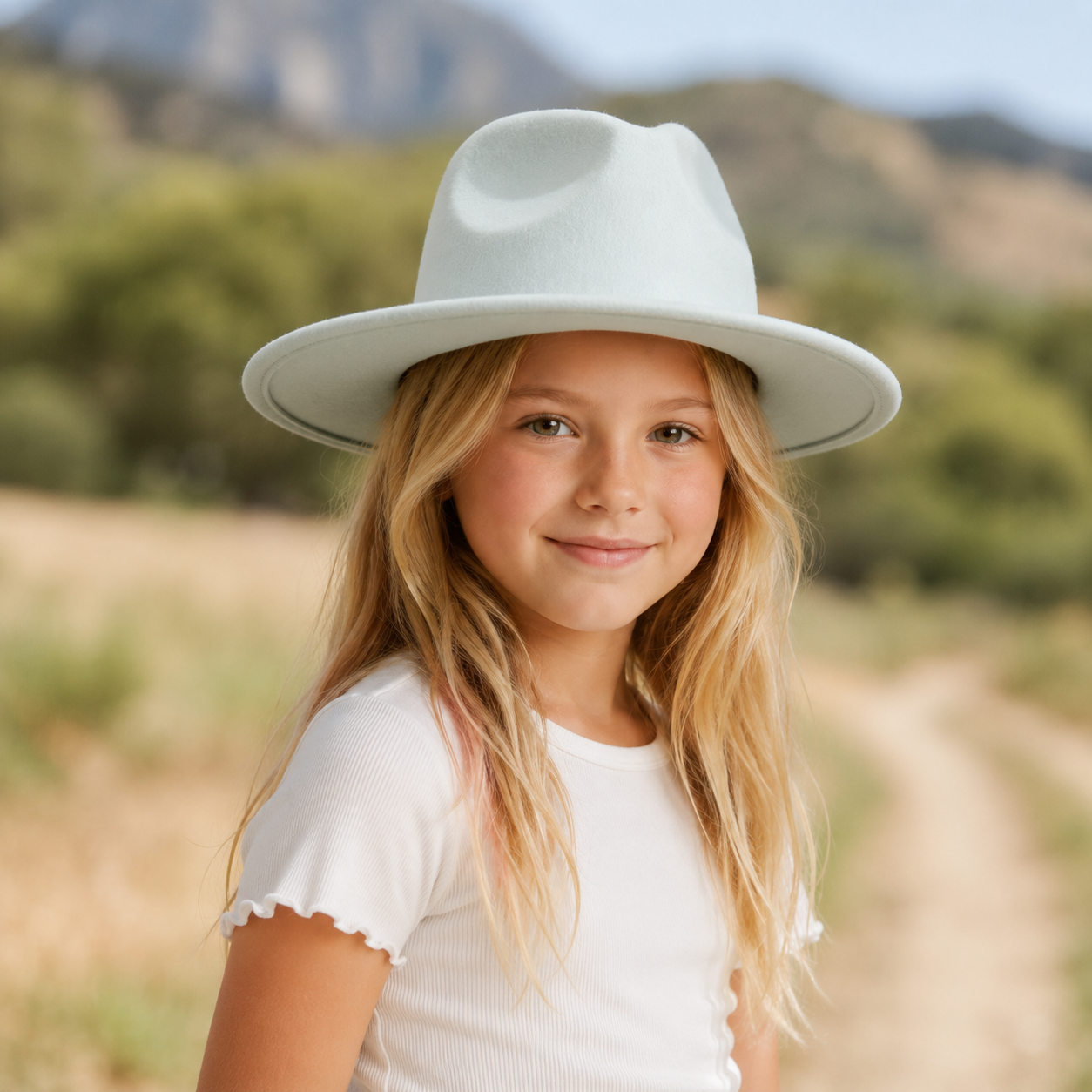 Kid's Vegan Felt Rancher Hat