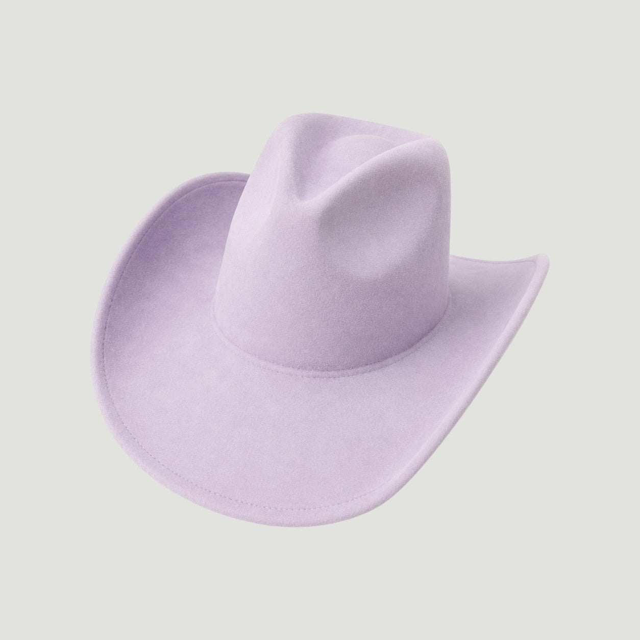 Vegan Suede Western Cowboy Hat with Pinch Front Crown | Boho Festival Statement Hat