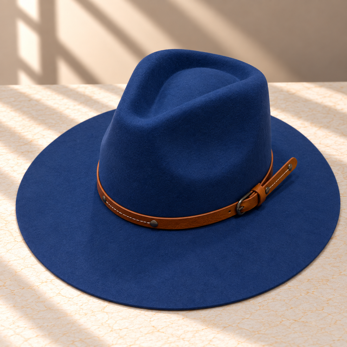 Wool Rancher Hat w/ Leather Belt