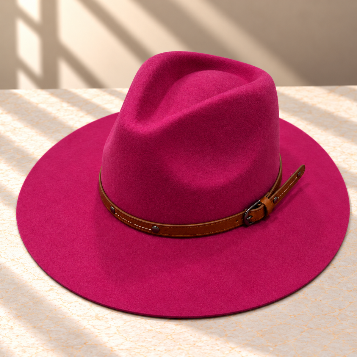 Wool Rancher Hat w/ Leather Belt