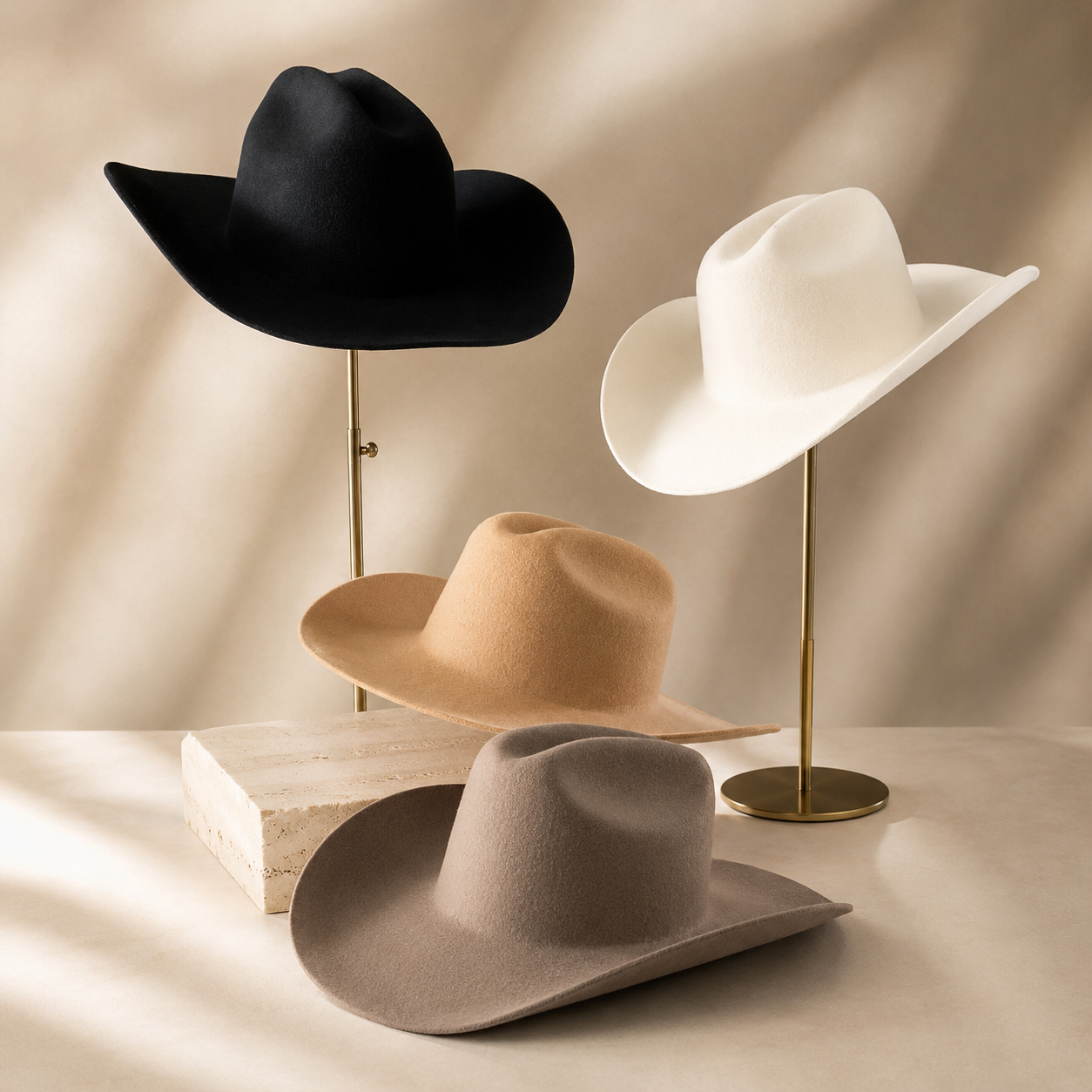 Australian Wool Cattleman Cowboy Hat – Wide Brim Western Hat
